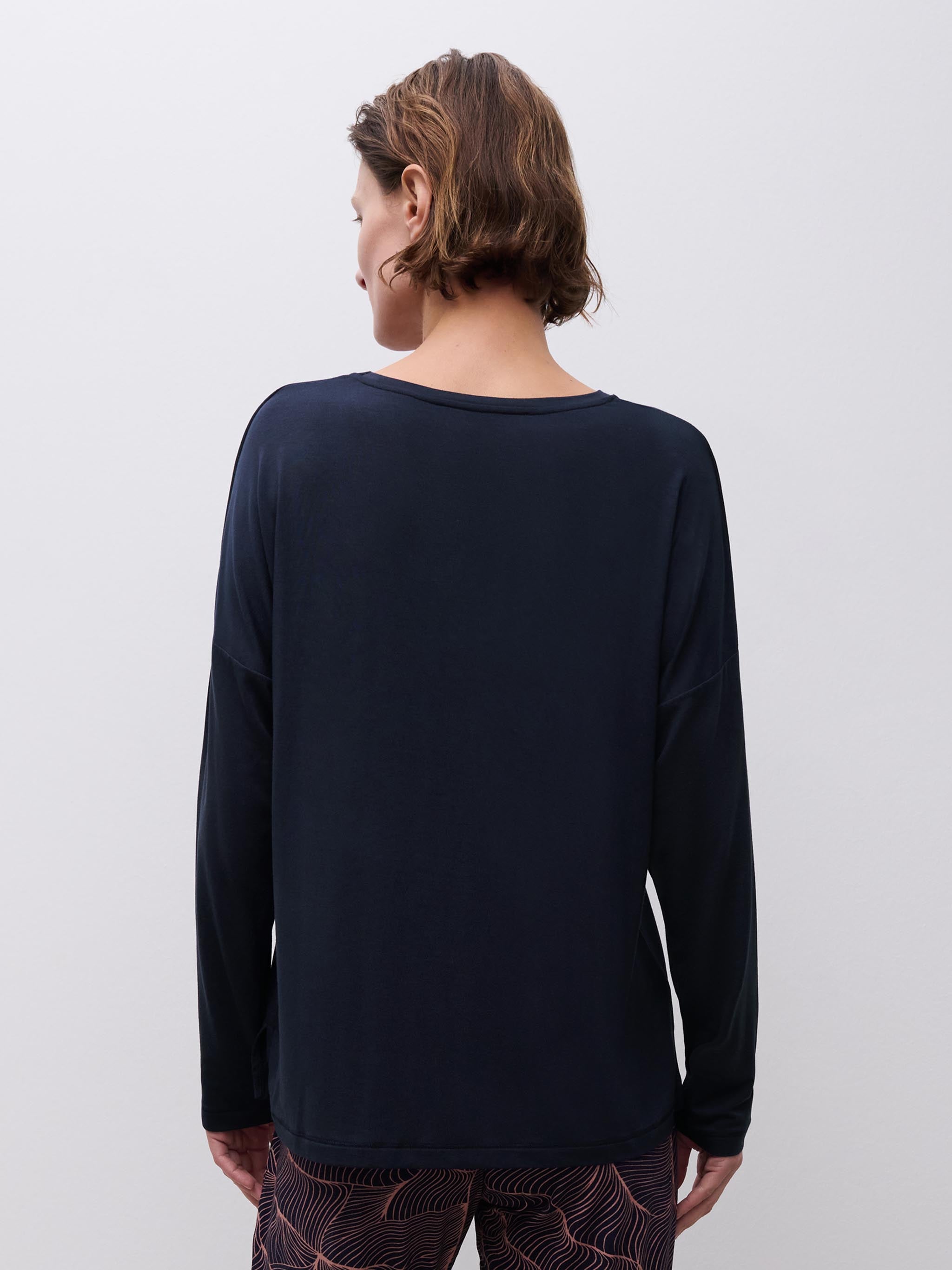 Langarmshirt - Baritone Blau