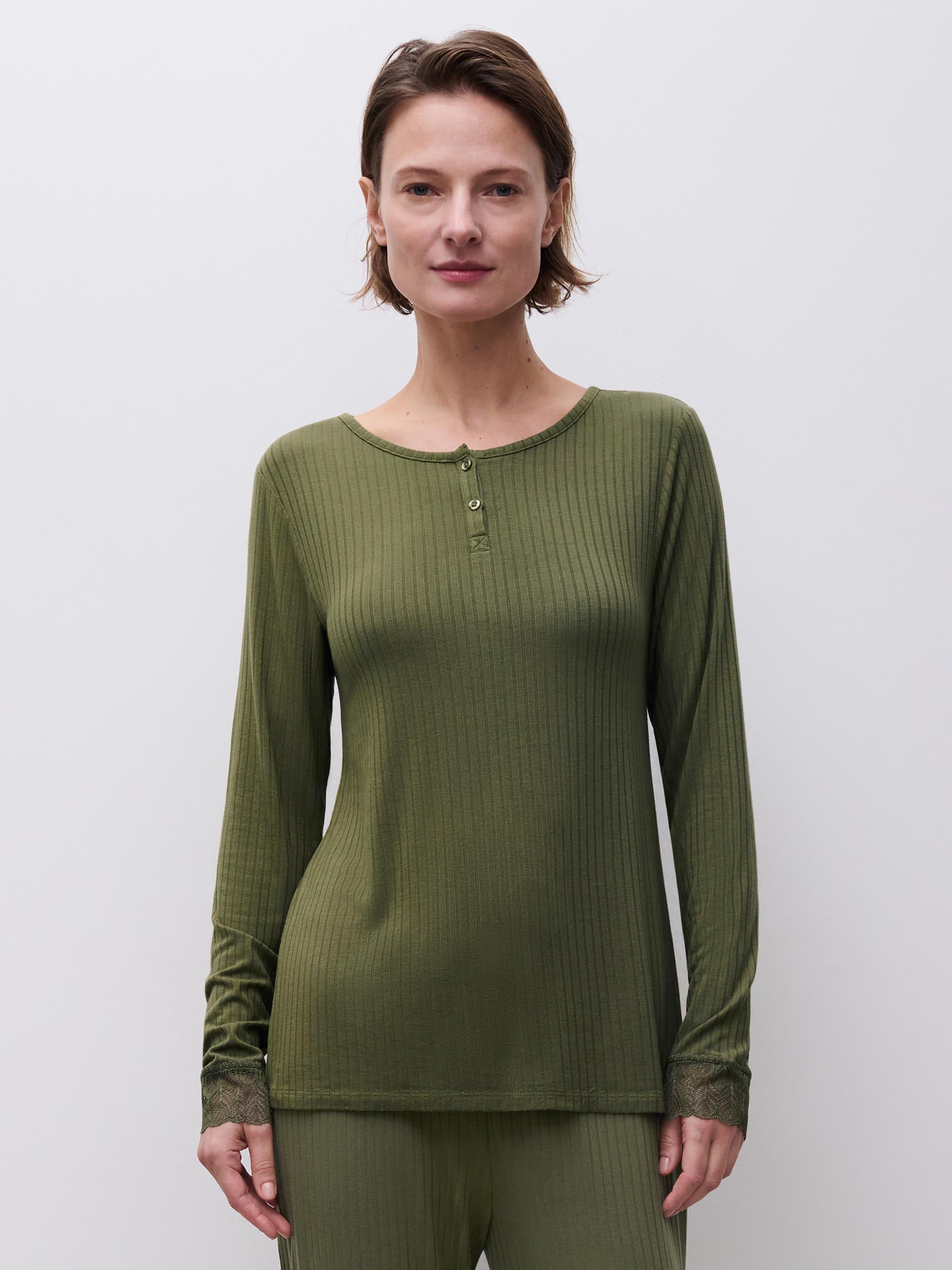 Langarmshirt - Winter Moss