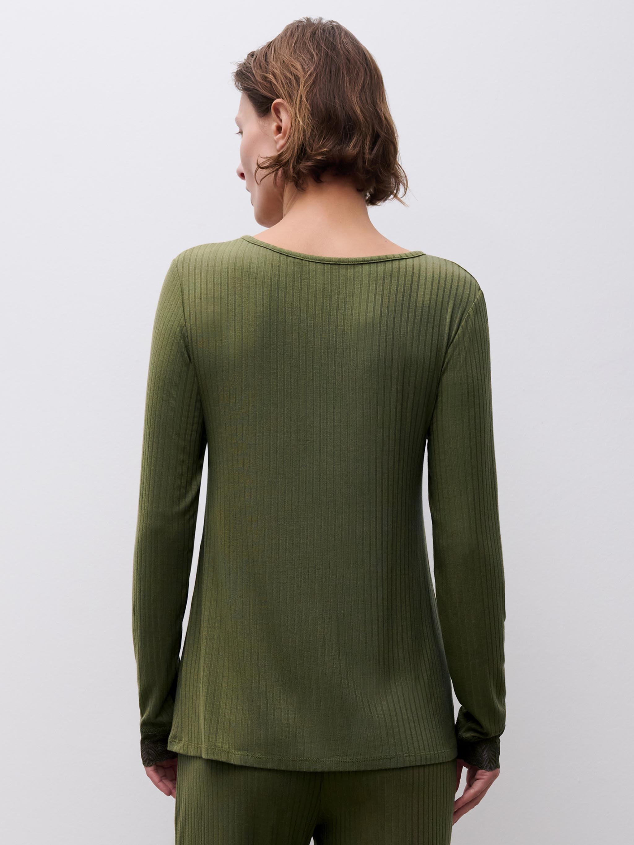 Langarmshirt - Winter Moss