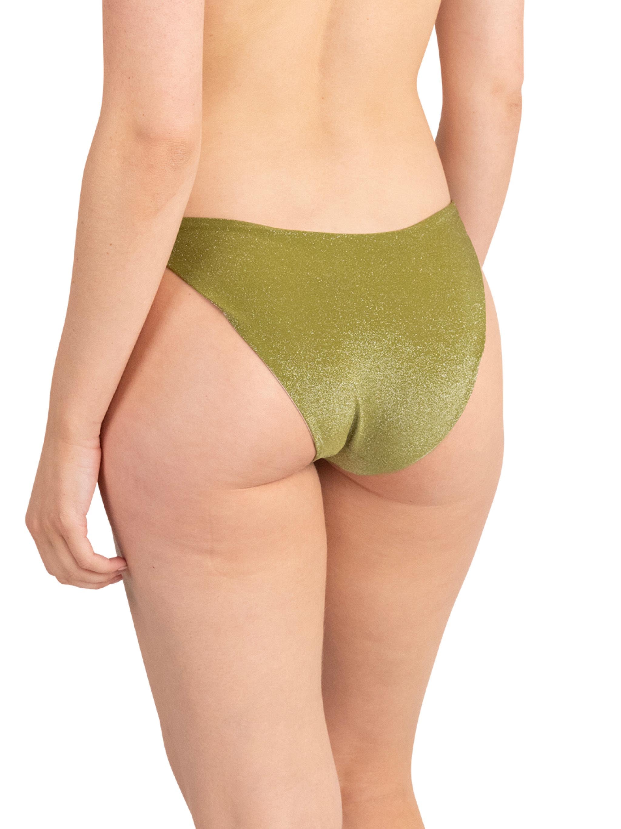 Bikini Slip - Kaki Shimmer