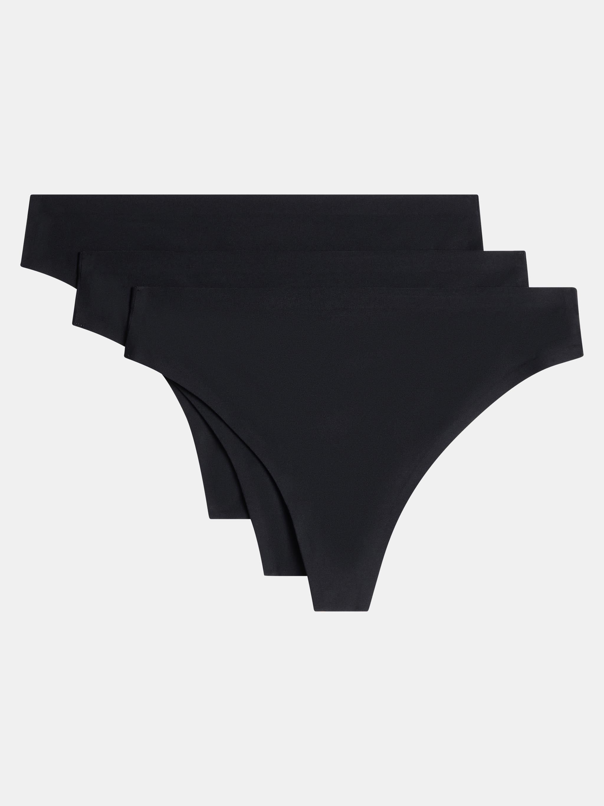 Tanga 3er Pack - Schwarz