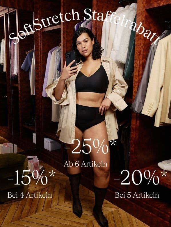Bis zu -25% gestaffelt im SoftStretch Staffelrabatt