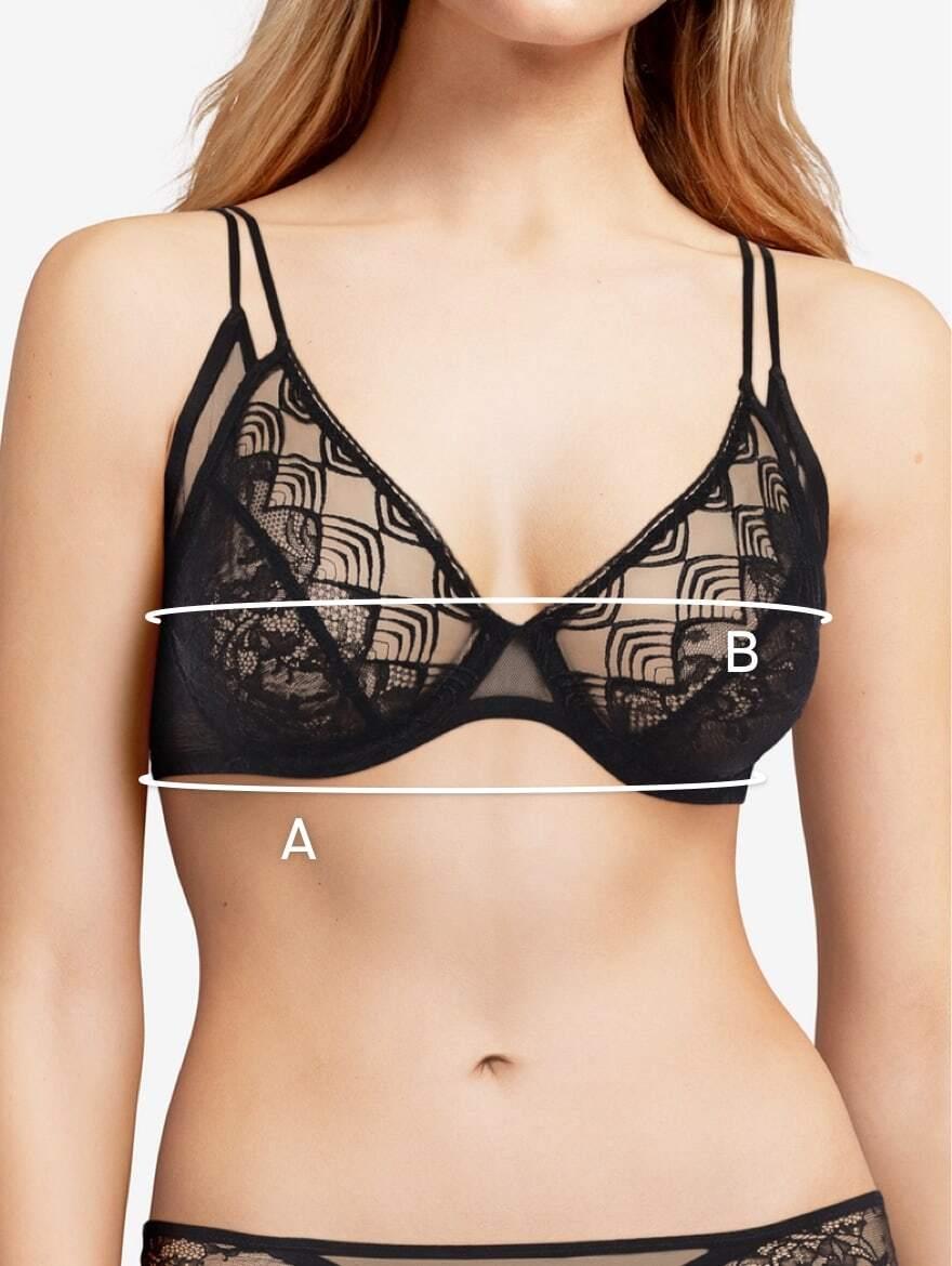 bra measurement indicator