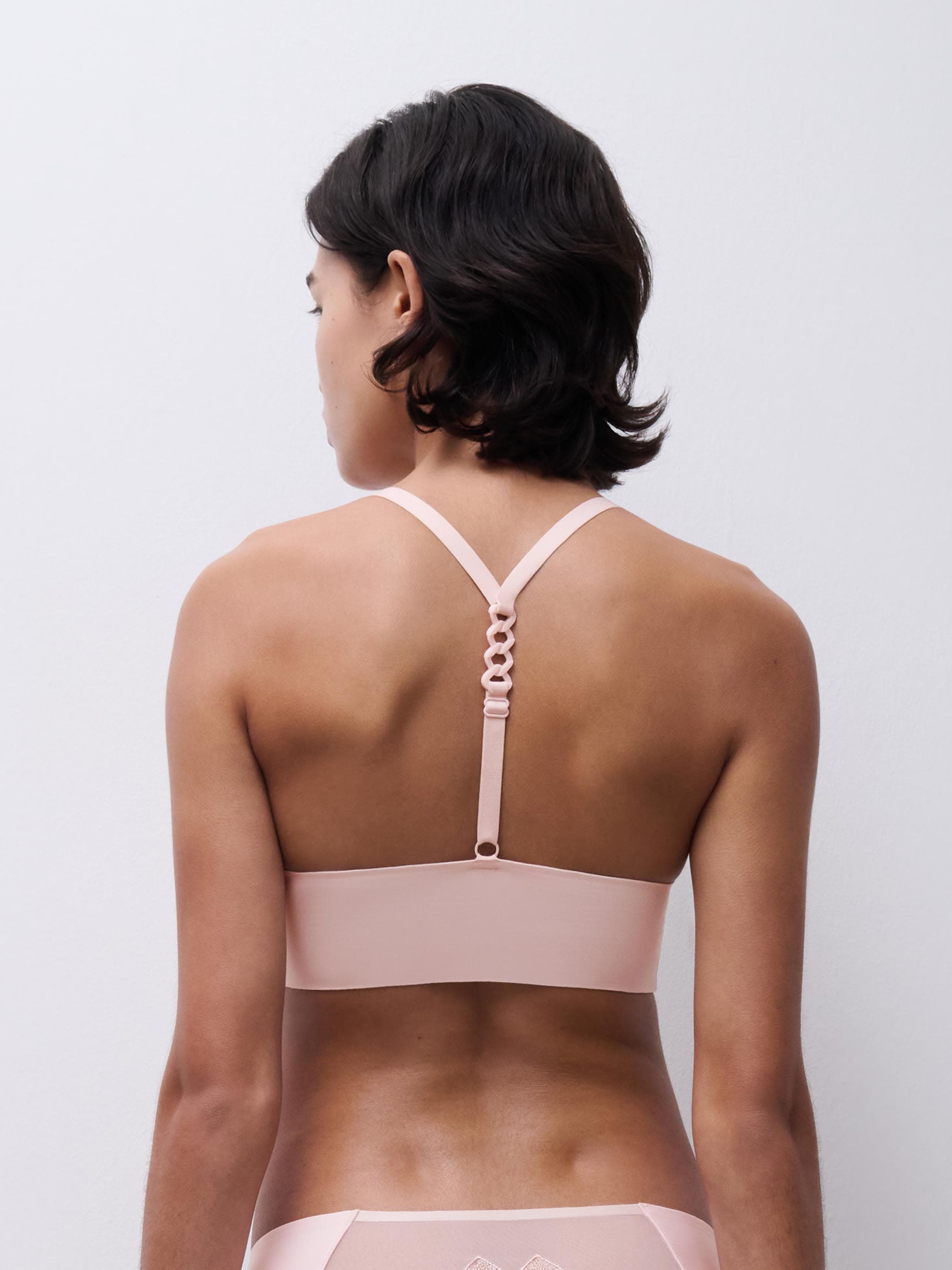 Soutien-gorge sans armature mousse - Rose taffetas