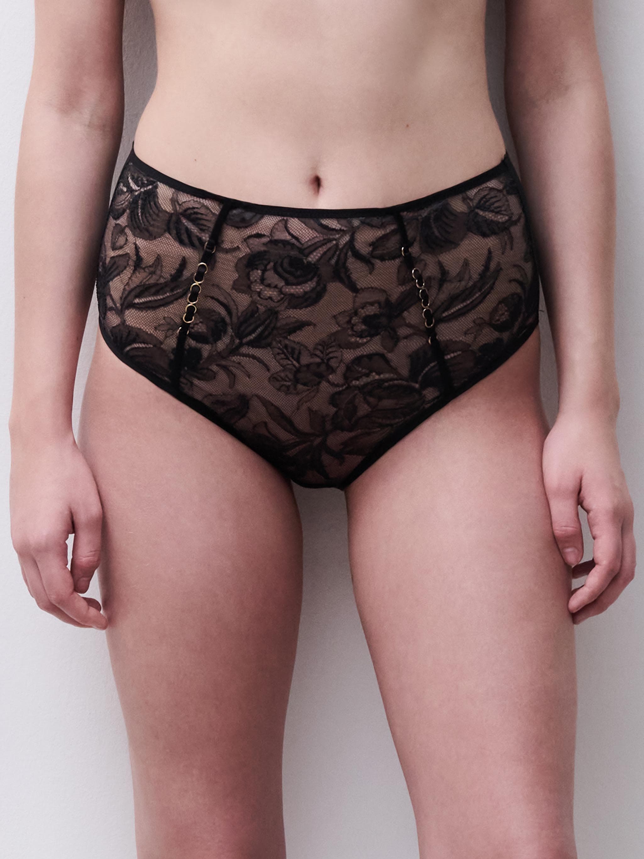 Culotte taille haute - Noir