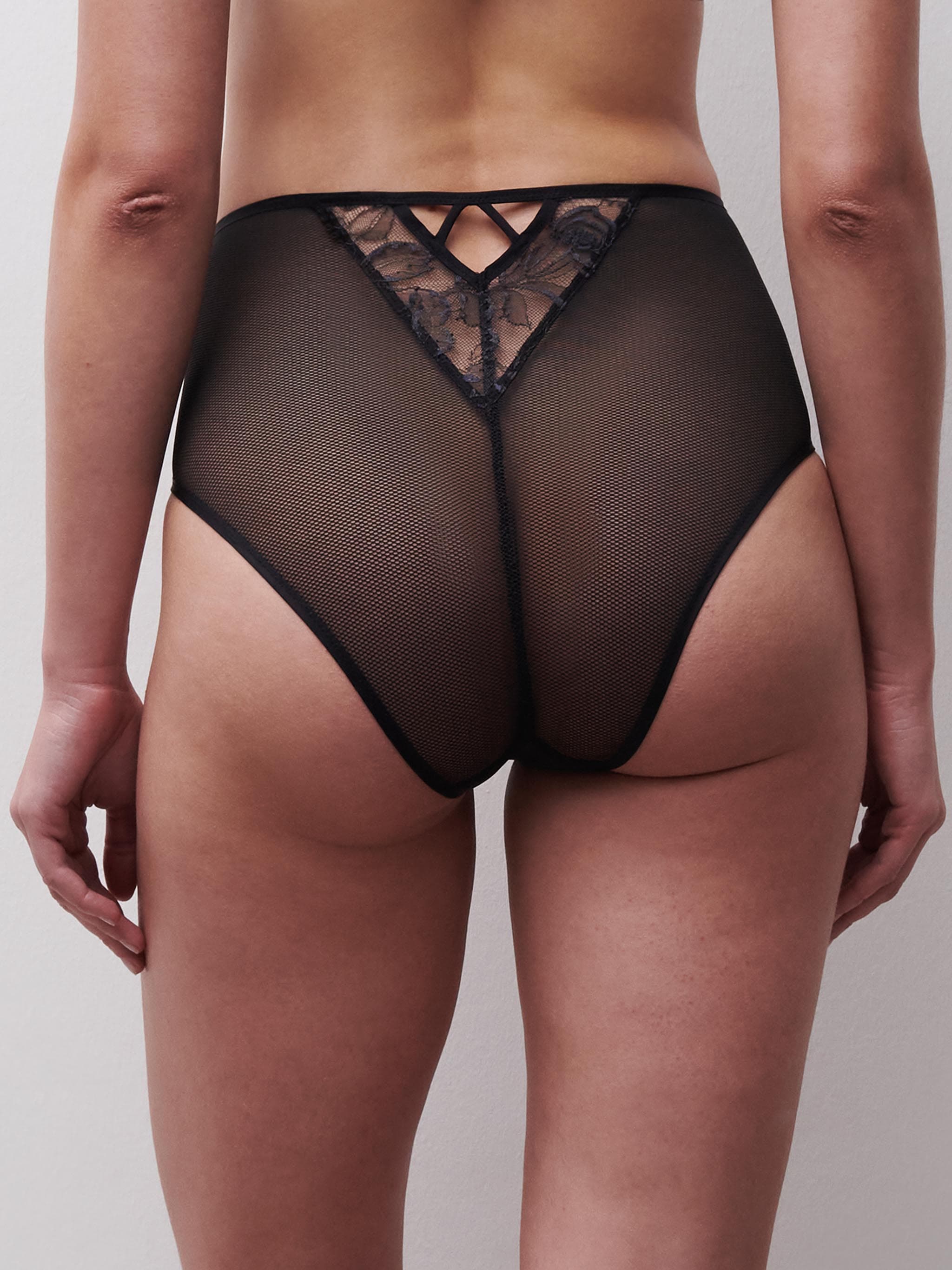 Culotte taille haute - Noir