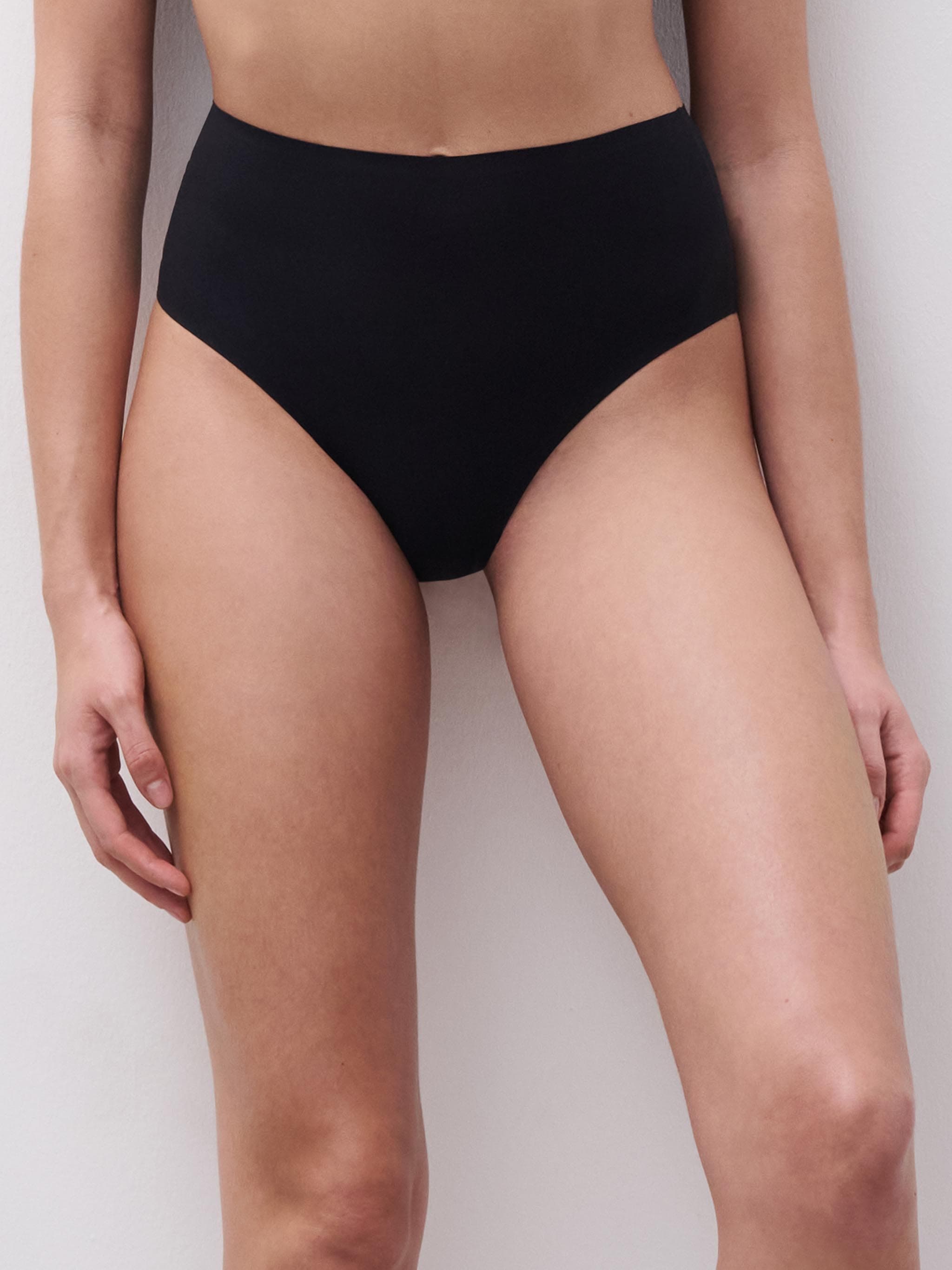 String taille haute - Noir
