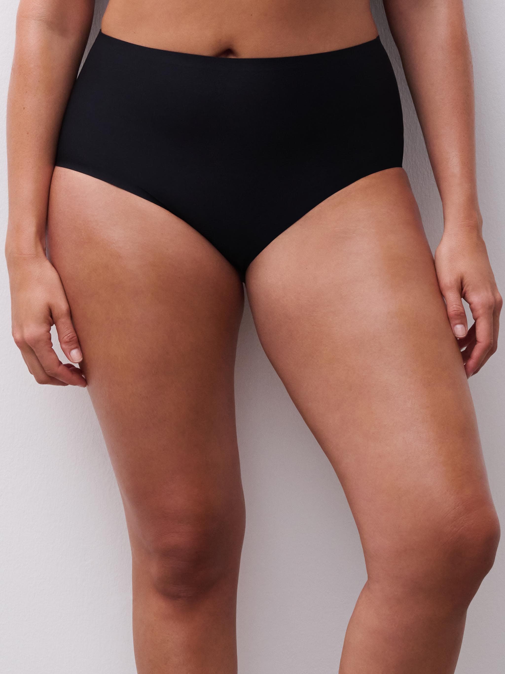 Culotte taille haute +size - Noir