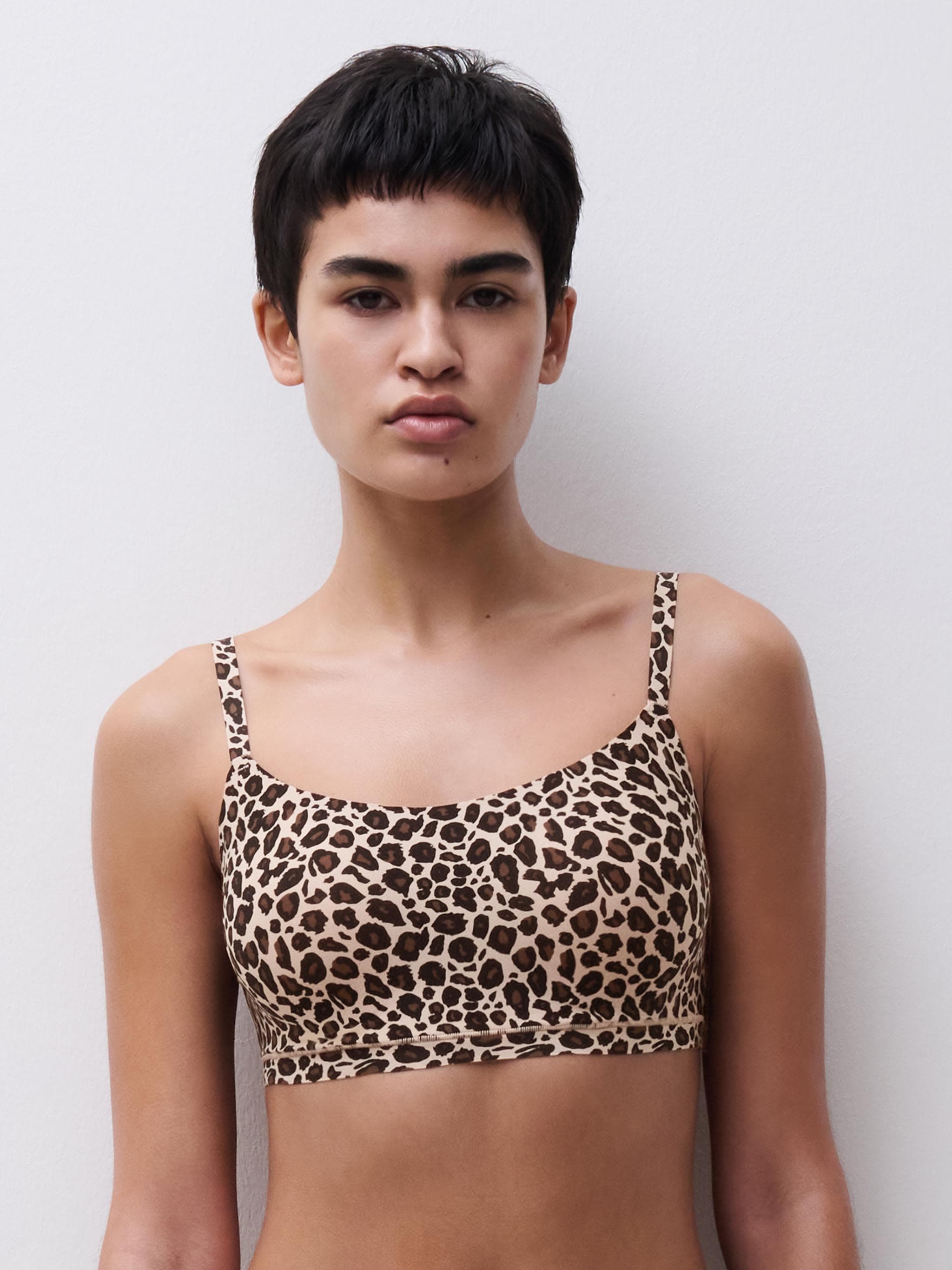 Bralette coques - Léopard