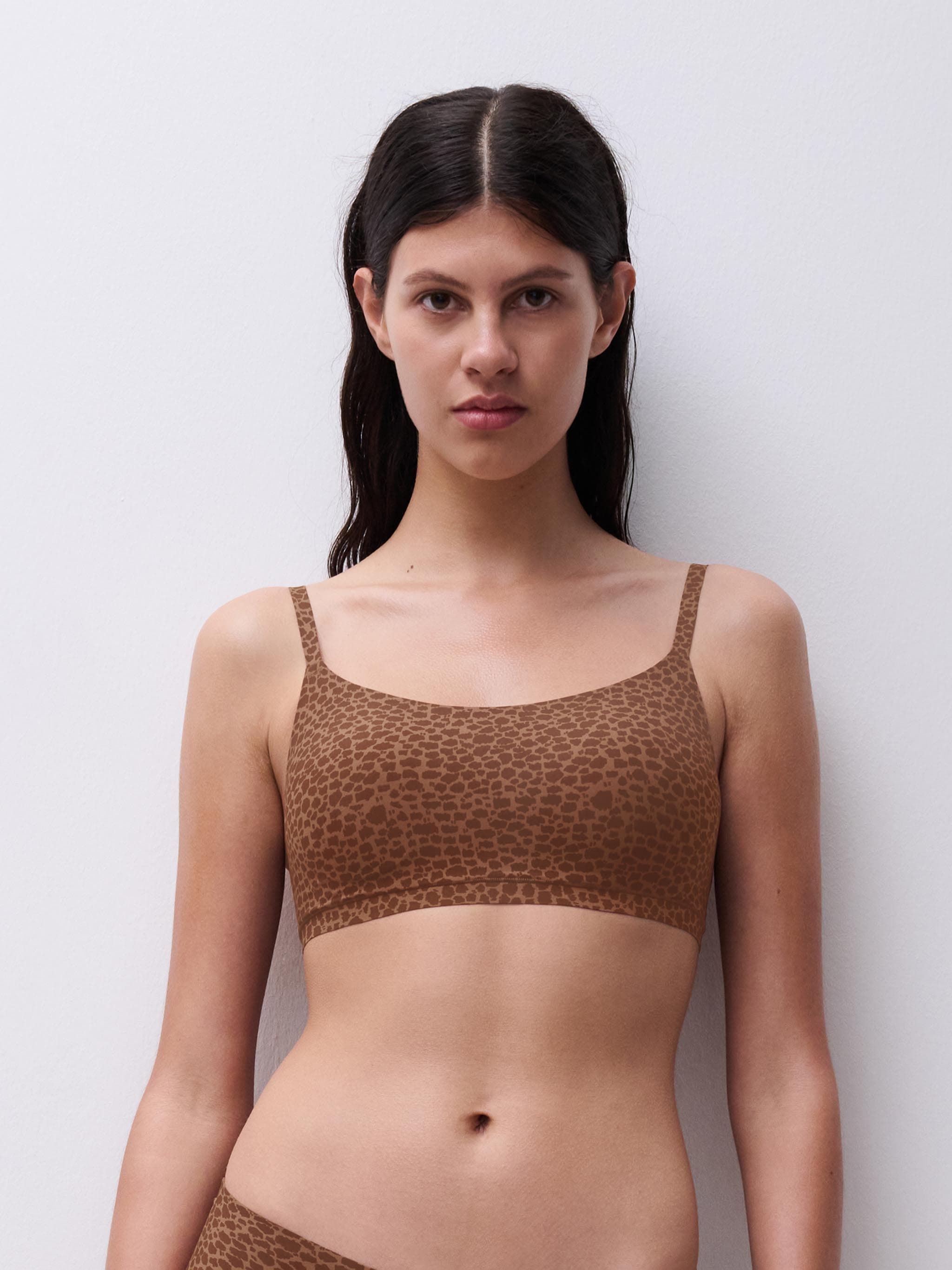 Bralette coques - Brun sauvage