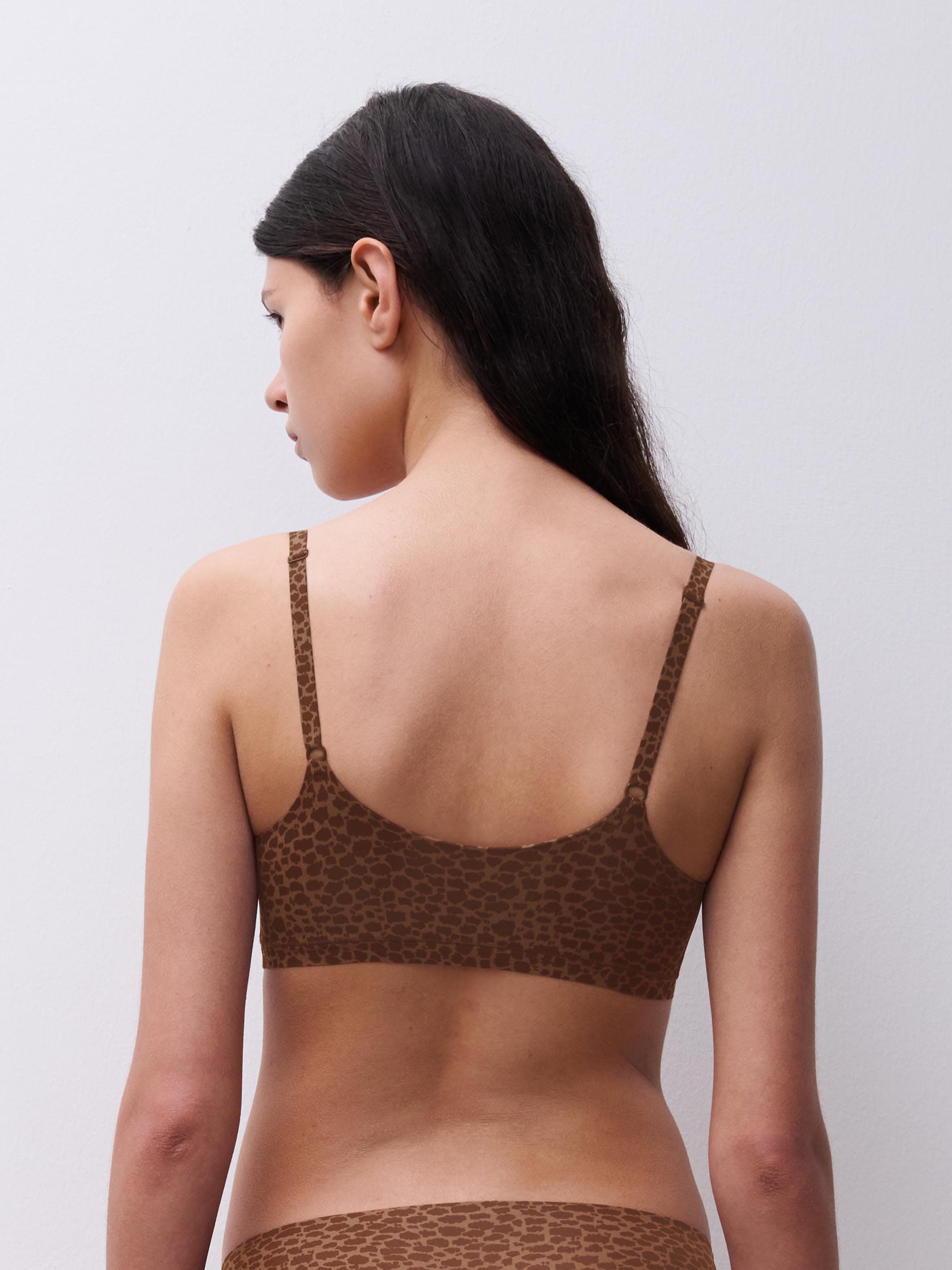 Bralette coques - Brun sauvage