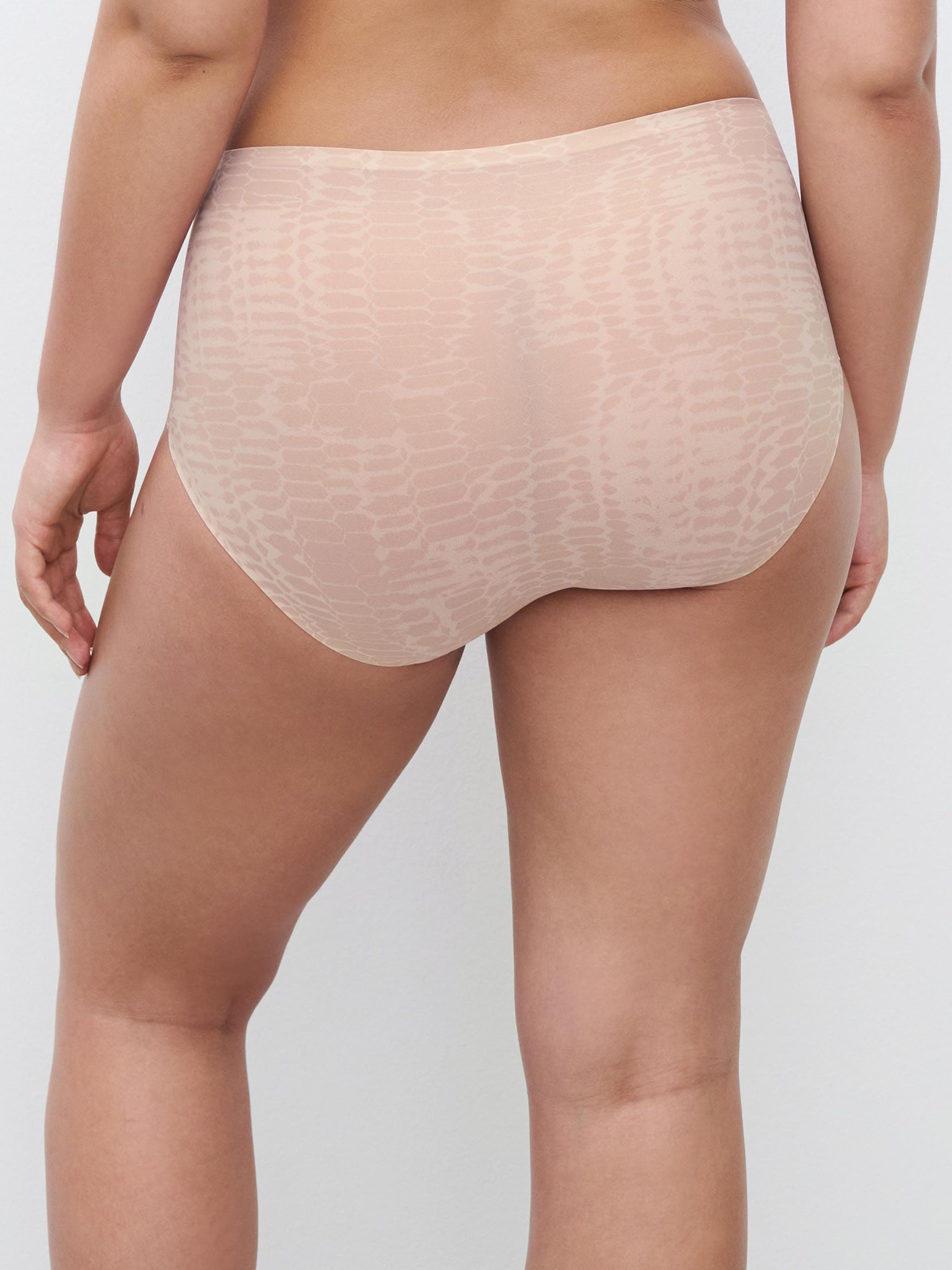 Culotte taille haute - Imprimé serpent clair