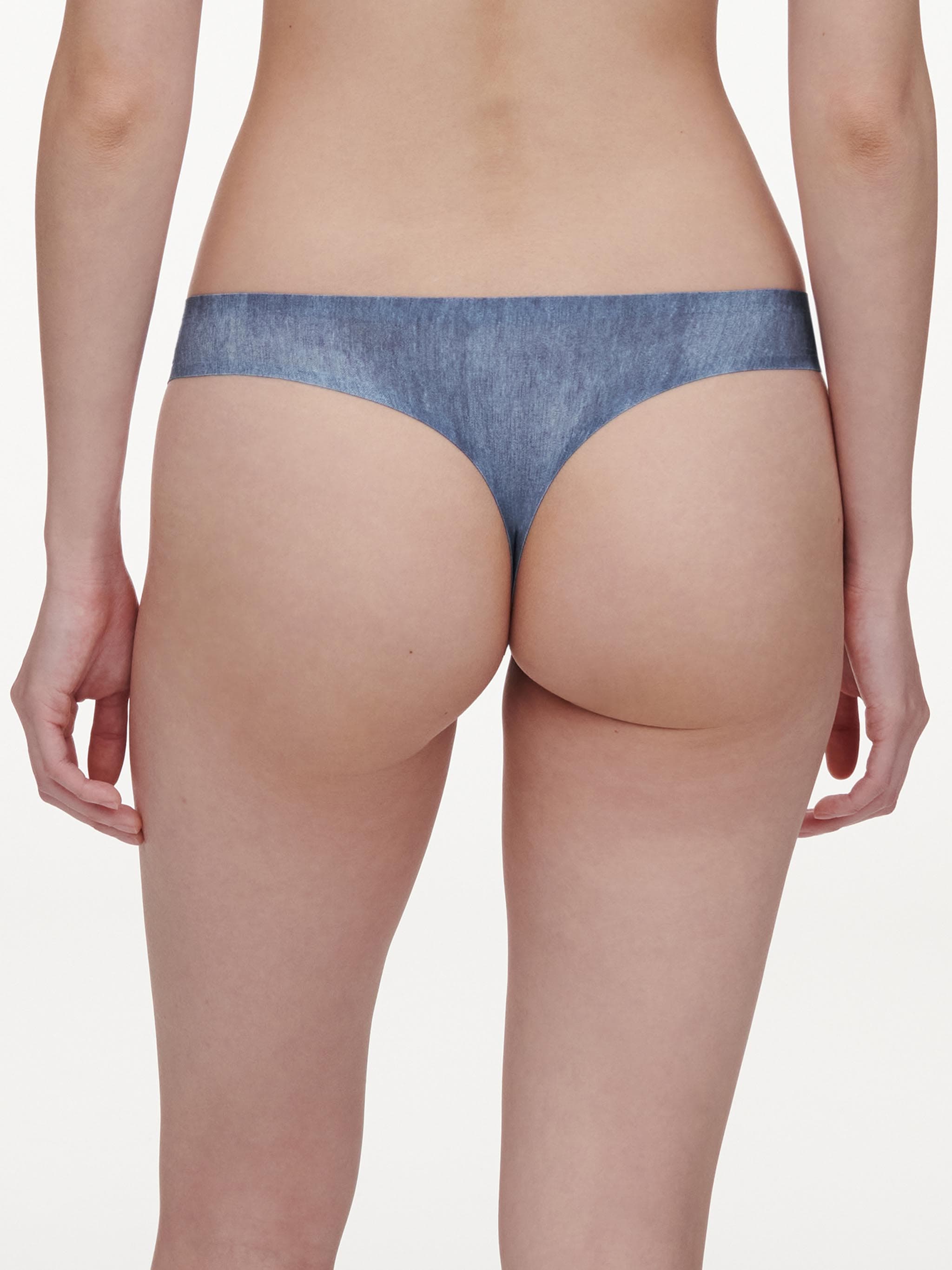 String - Imprimé Denim bleu