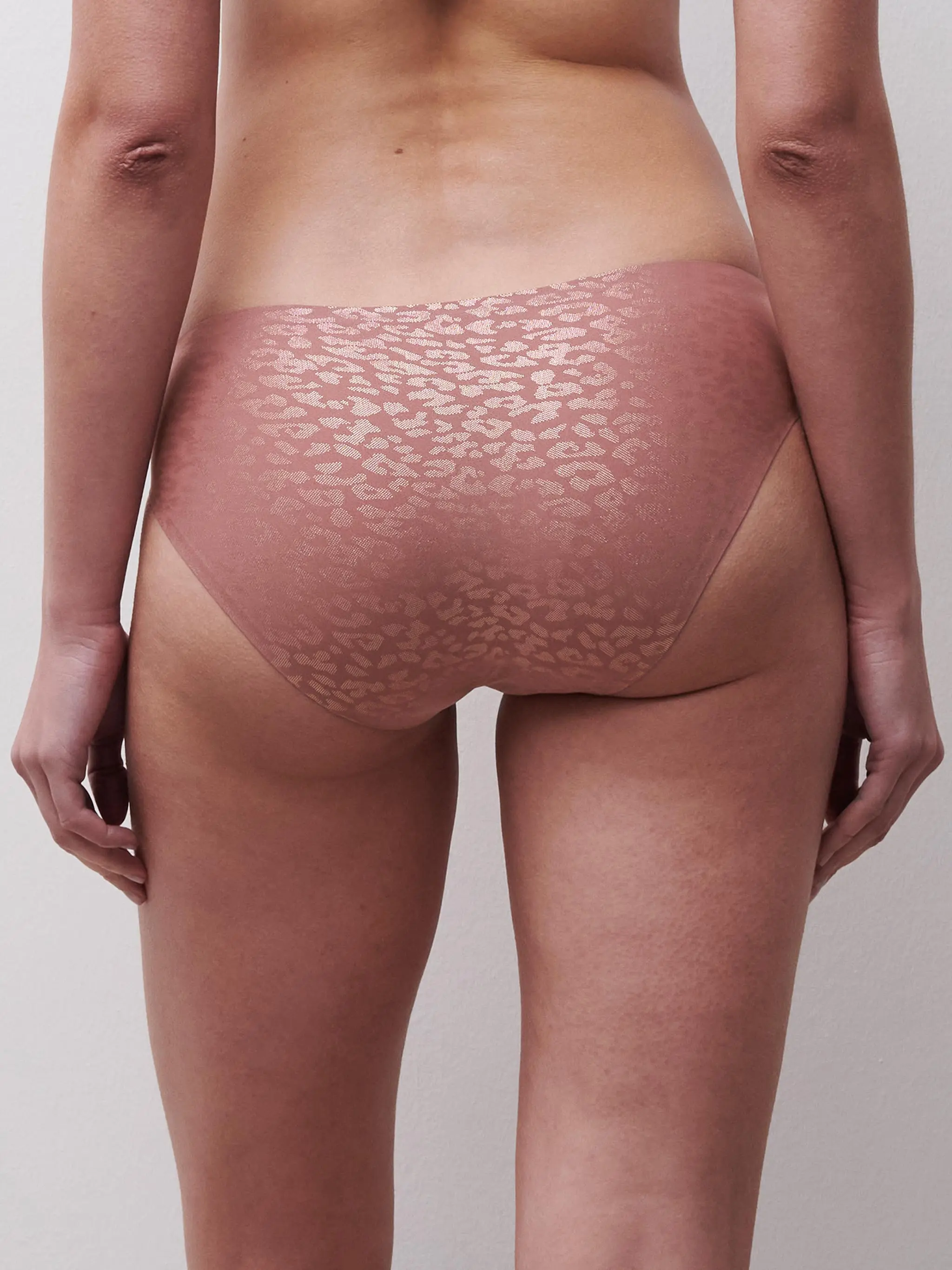 Slip - Leopard Paillettes Rose