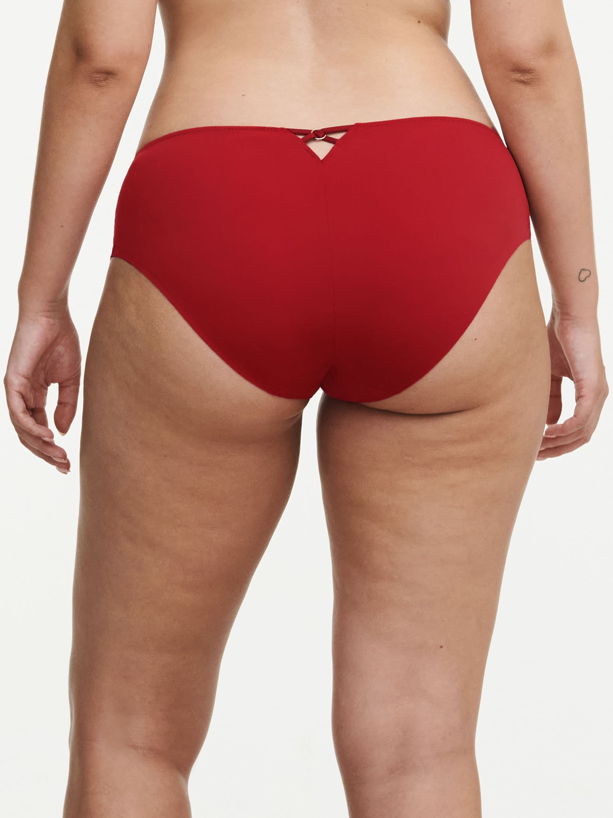 Slip dégagé - Rouge passion