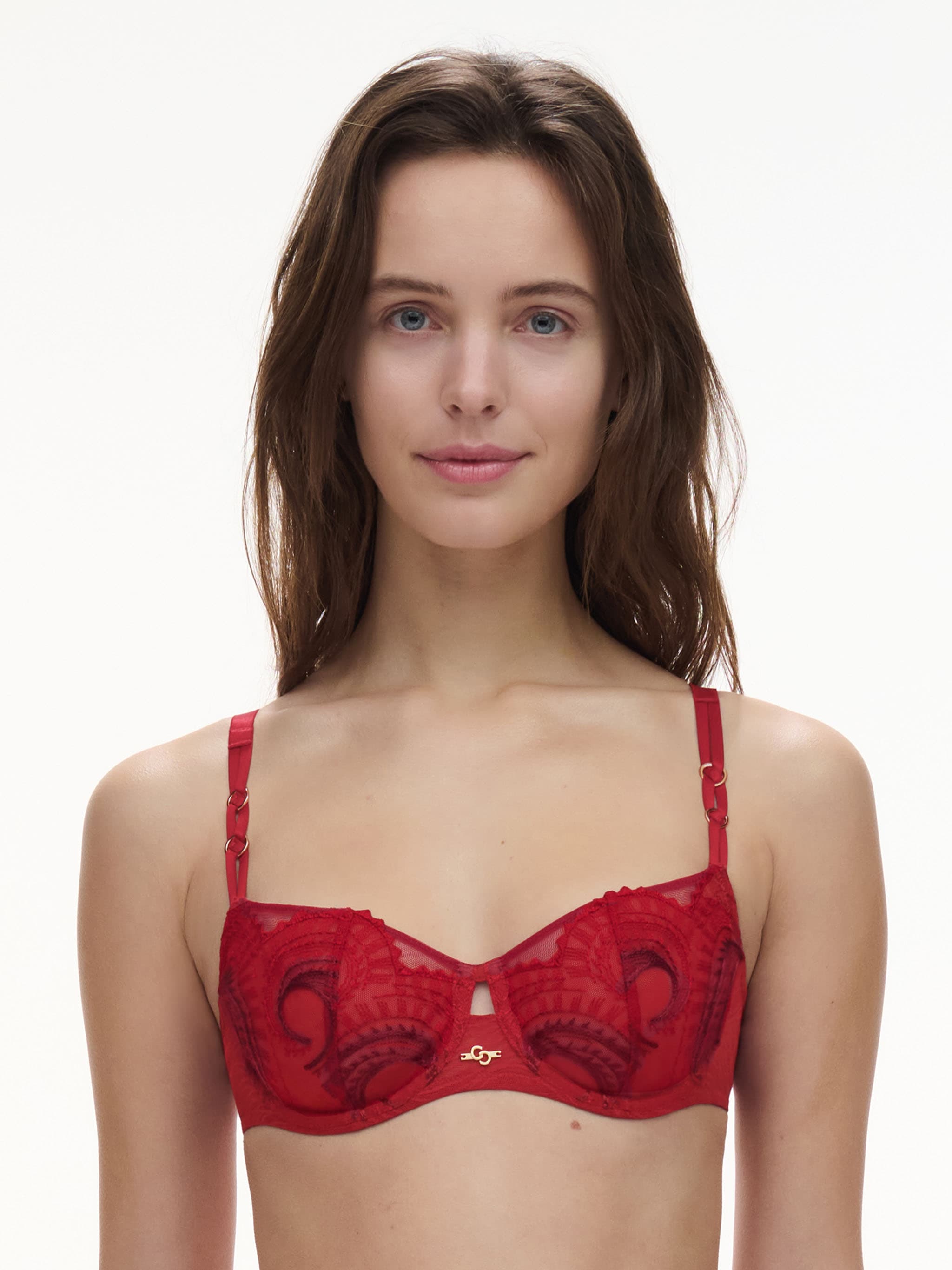 Soutien-gorge corbeille - Rouge passion