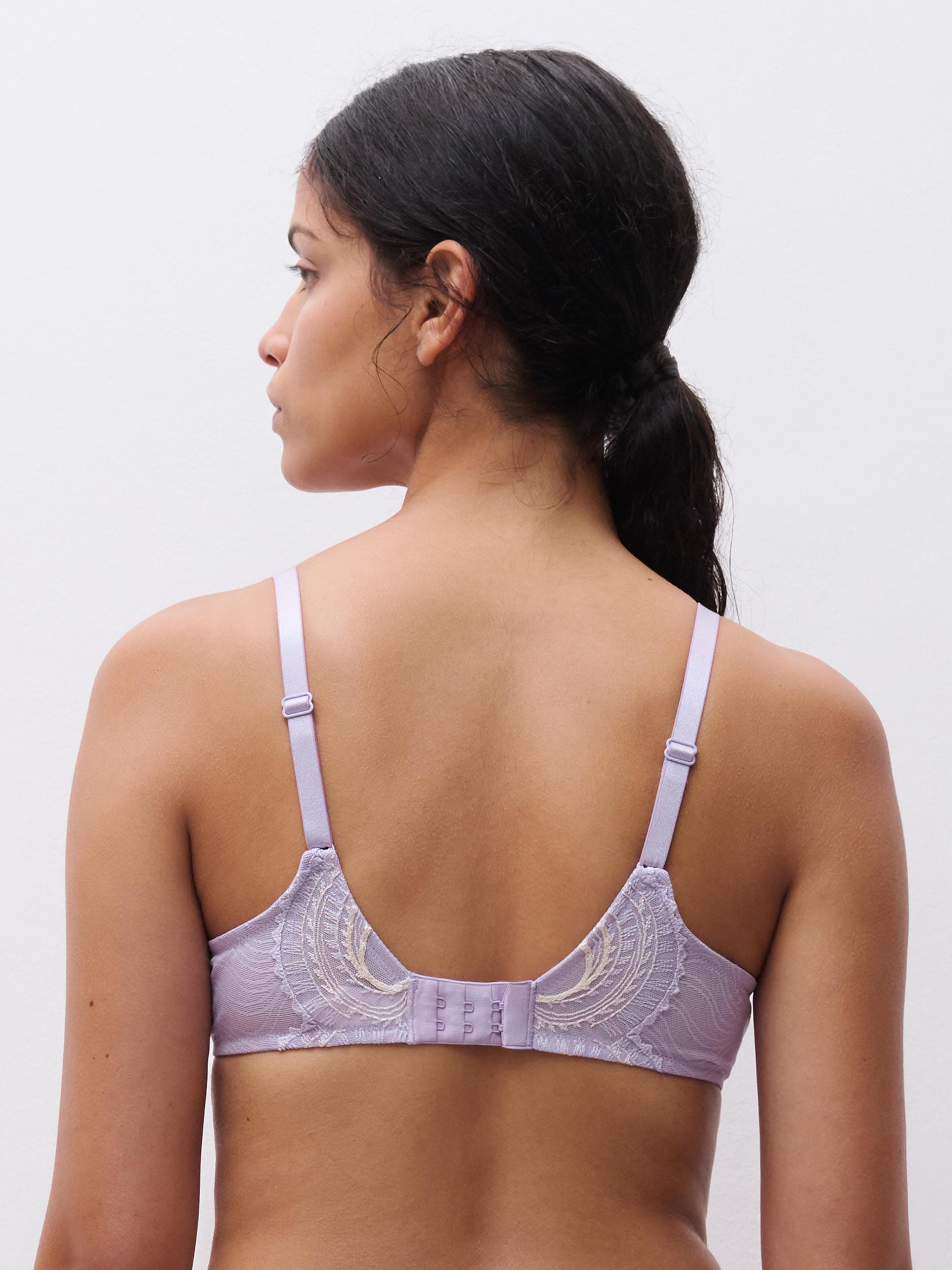 Soutien-gorge corbeille - Lavandin / Milk
