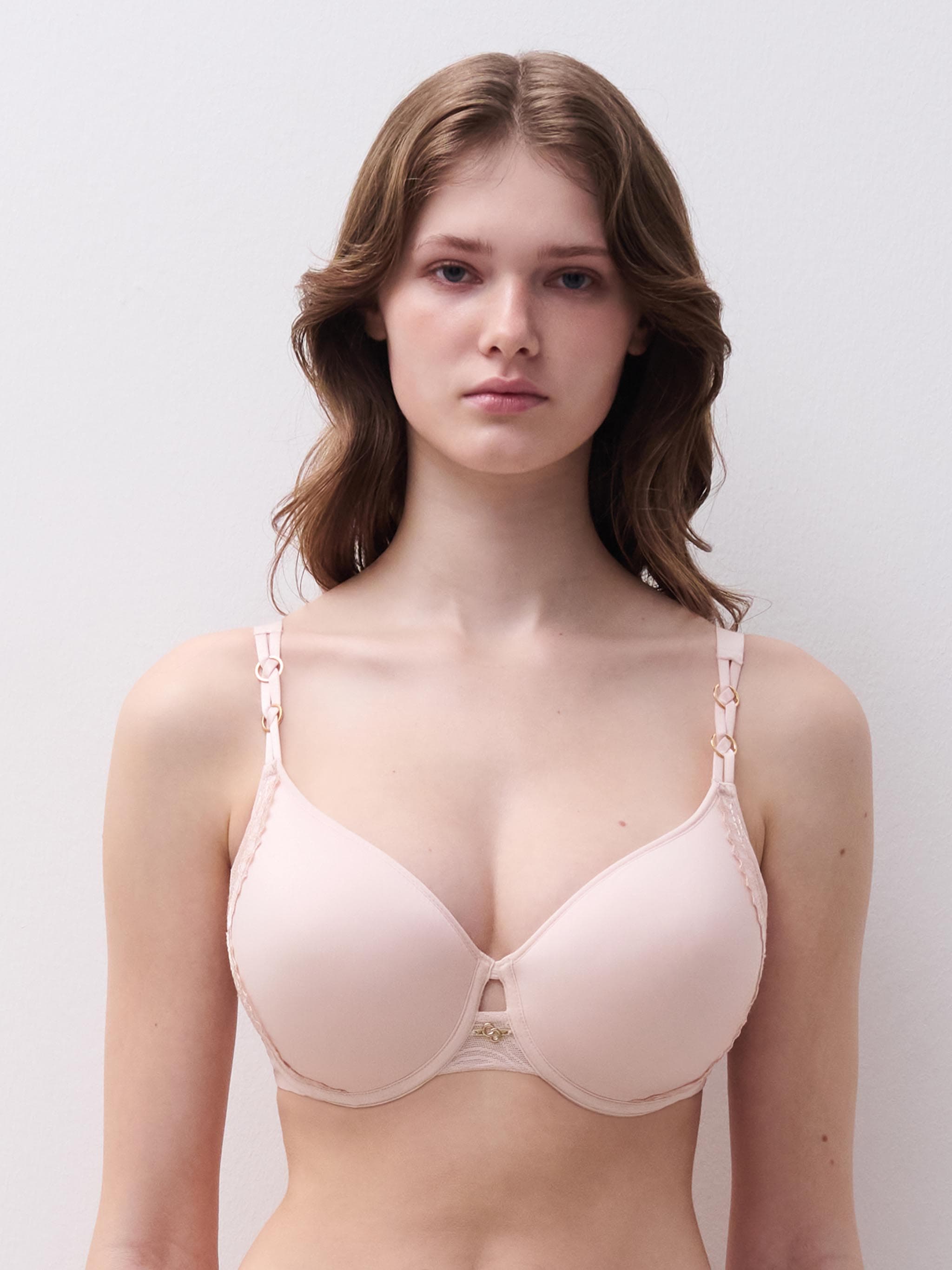 Soutien-gorge mémoire de forme emboîtant - Rose taffetas