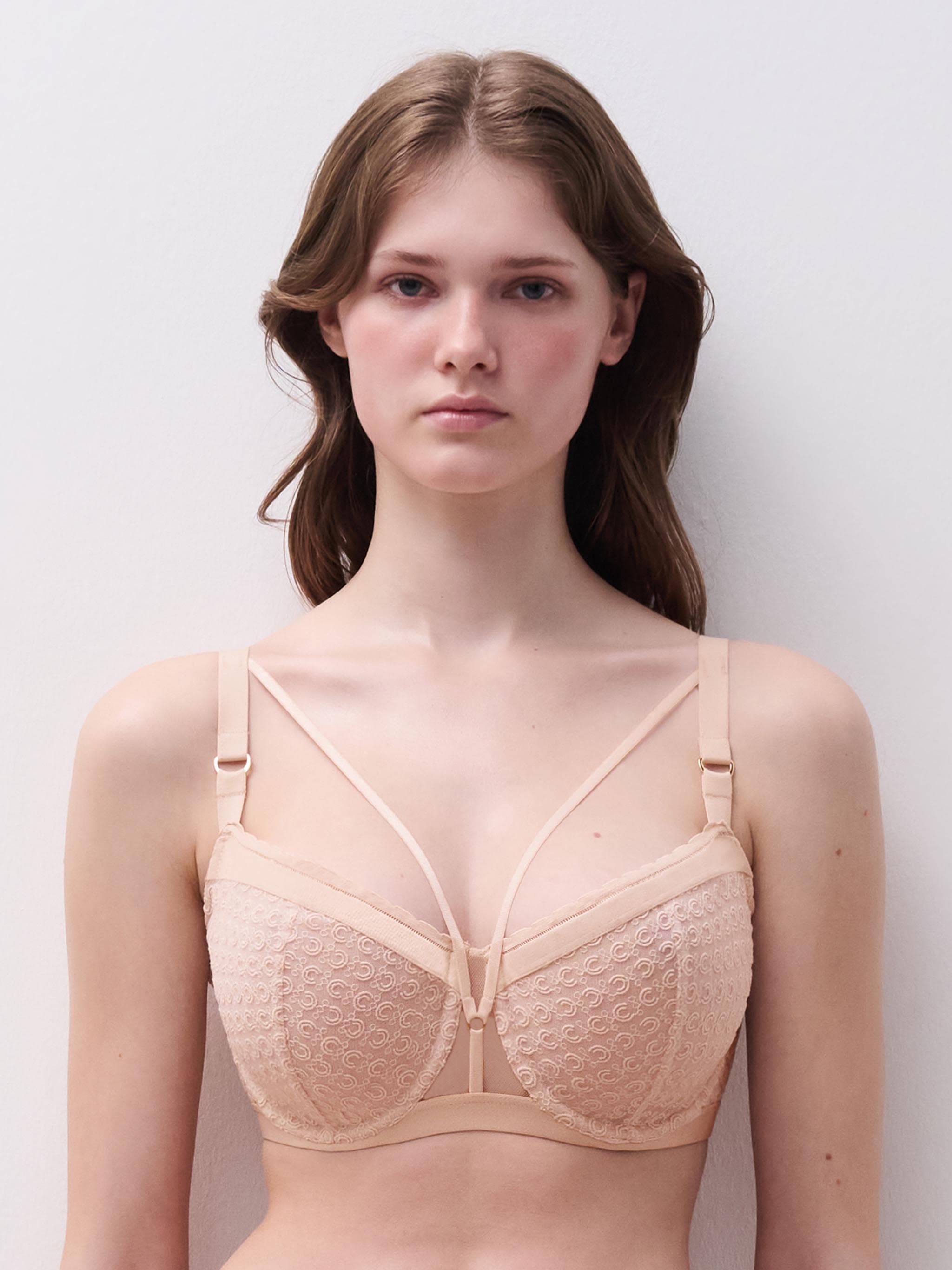 Soutien-gorge corbeille - Beige doré