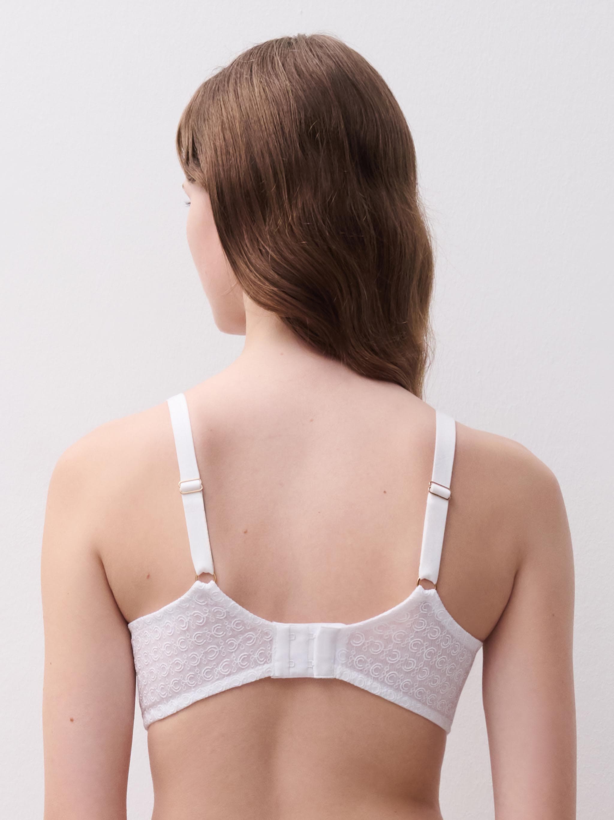 Soutien-gorge corbeille mémoire de forme - Blanc