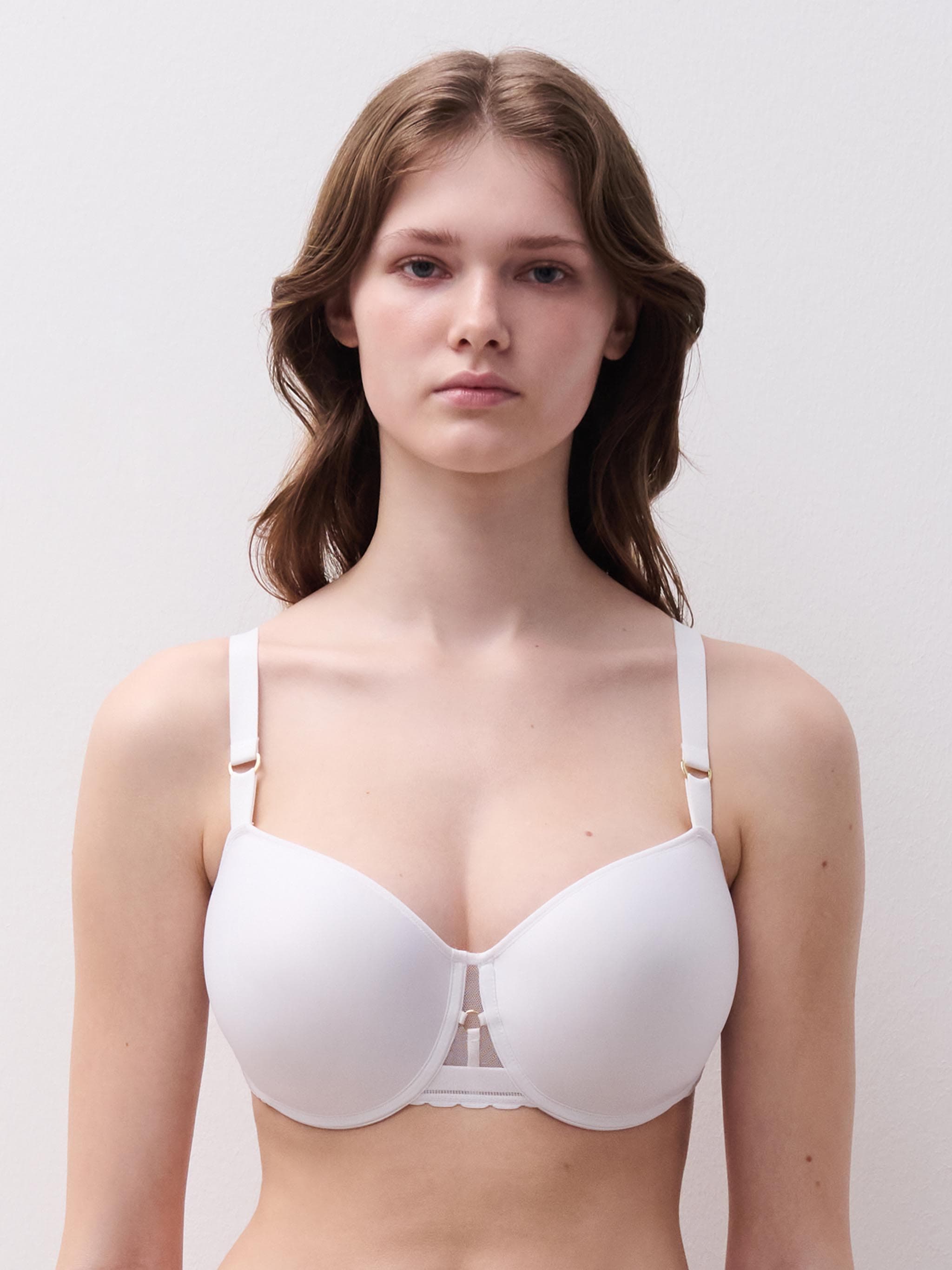 Soutien-gorge corbeille mémoire de forme - Blanc