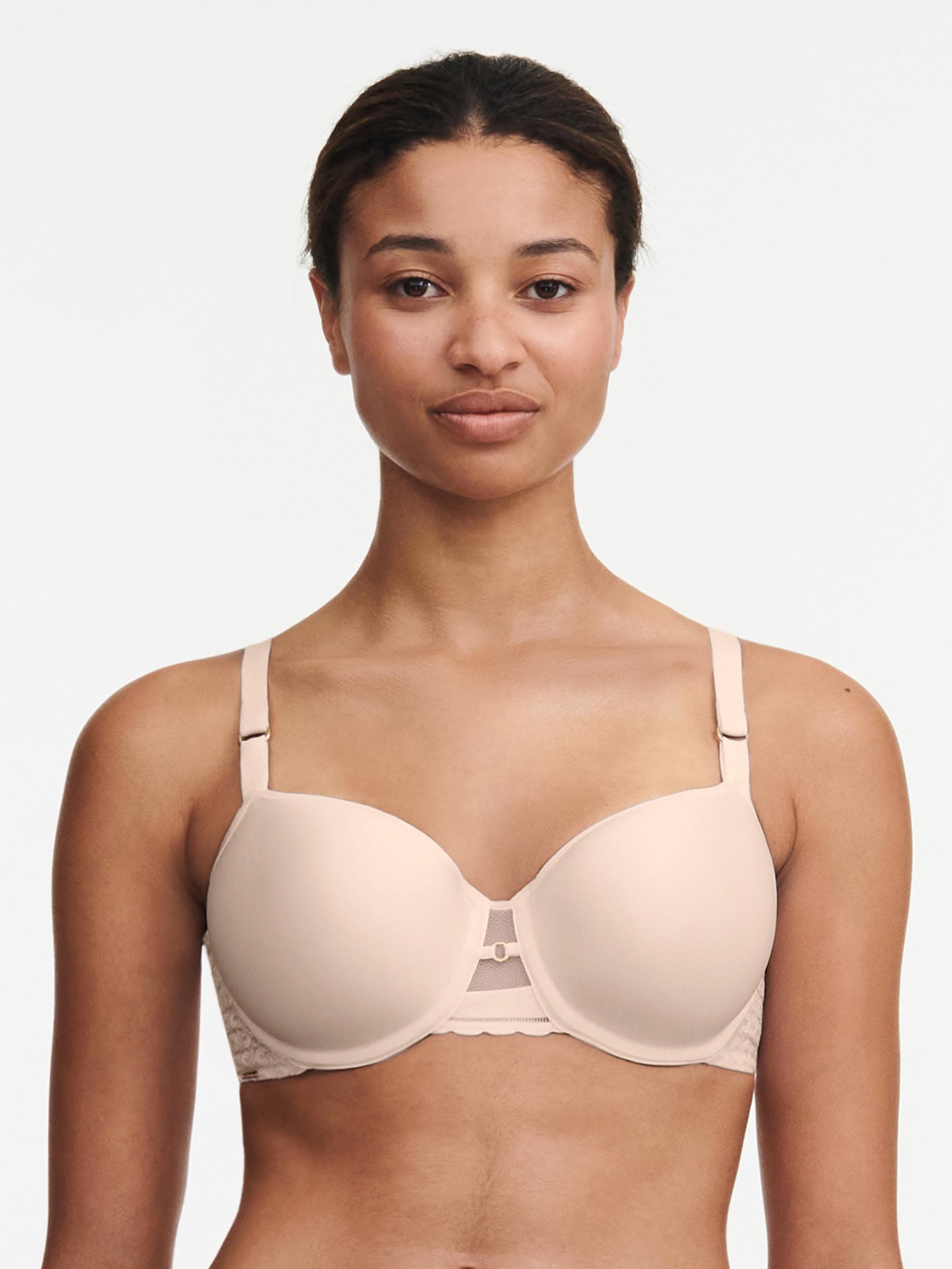 Soutien-gorge corbeille mémoire de forme - Beige doré