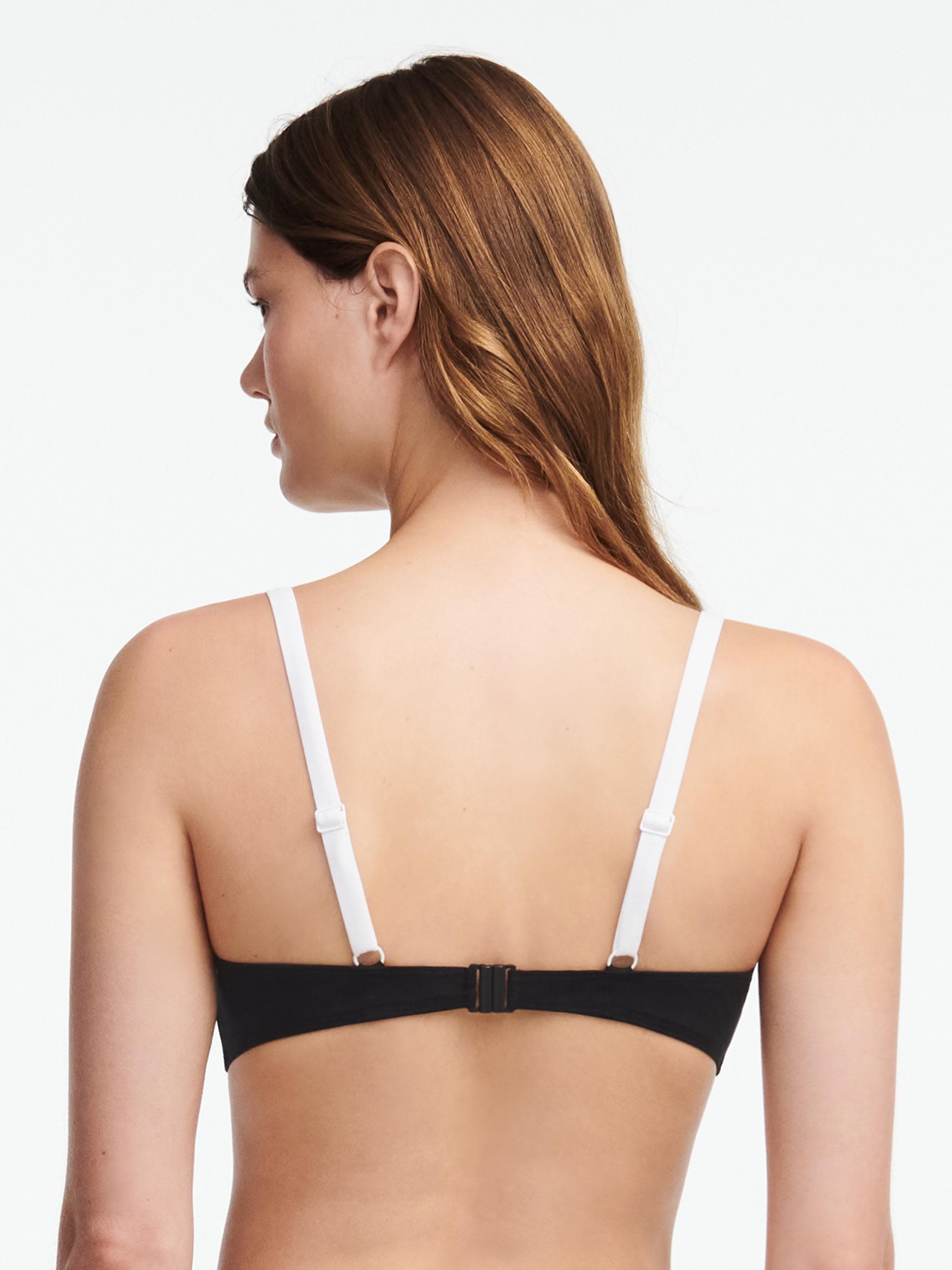 Soutien-gorge corbeille mémoire de forme - Noir / Blanc