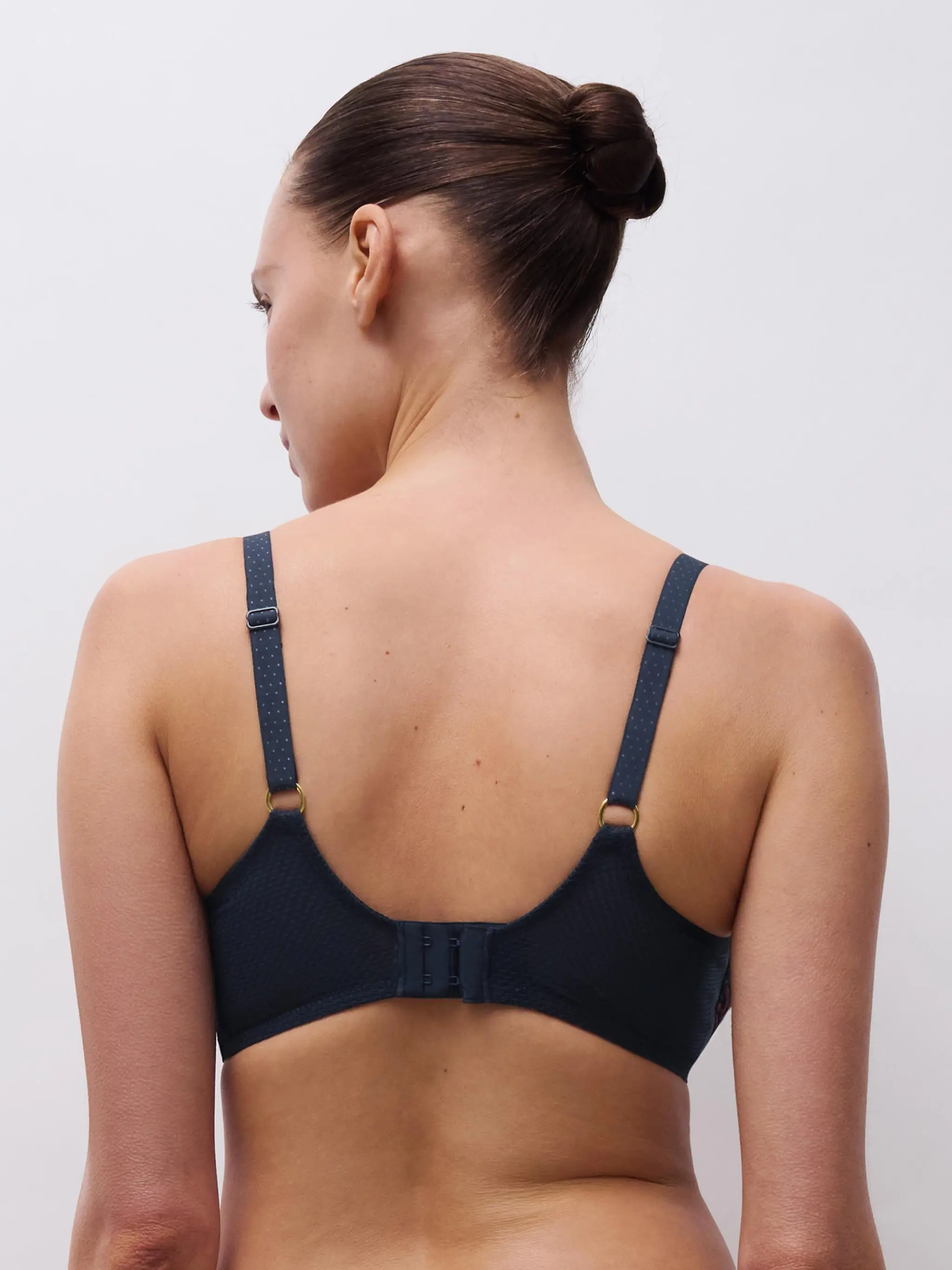 Soutien-gorge emboîtant - Bleu Marine Lurex