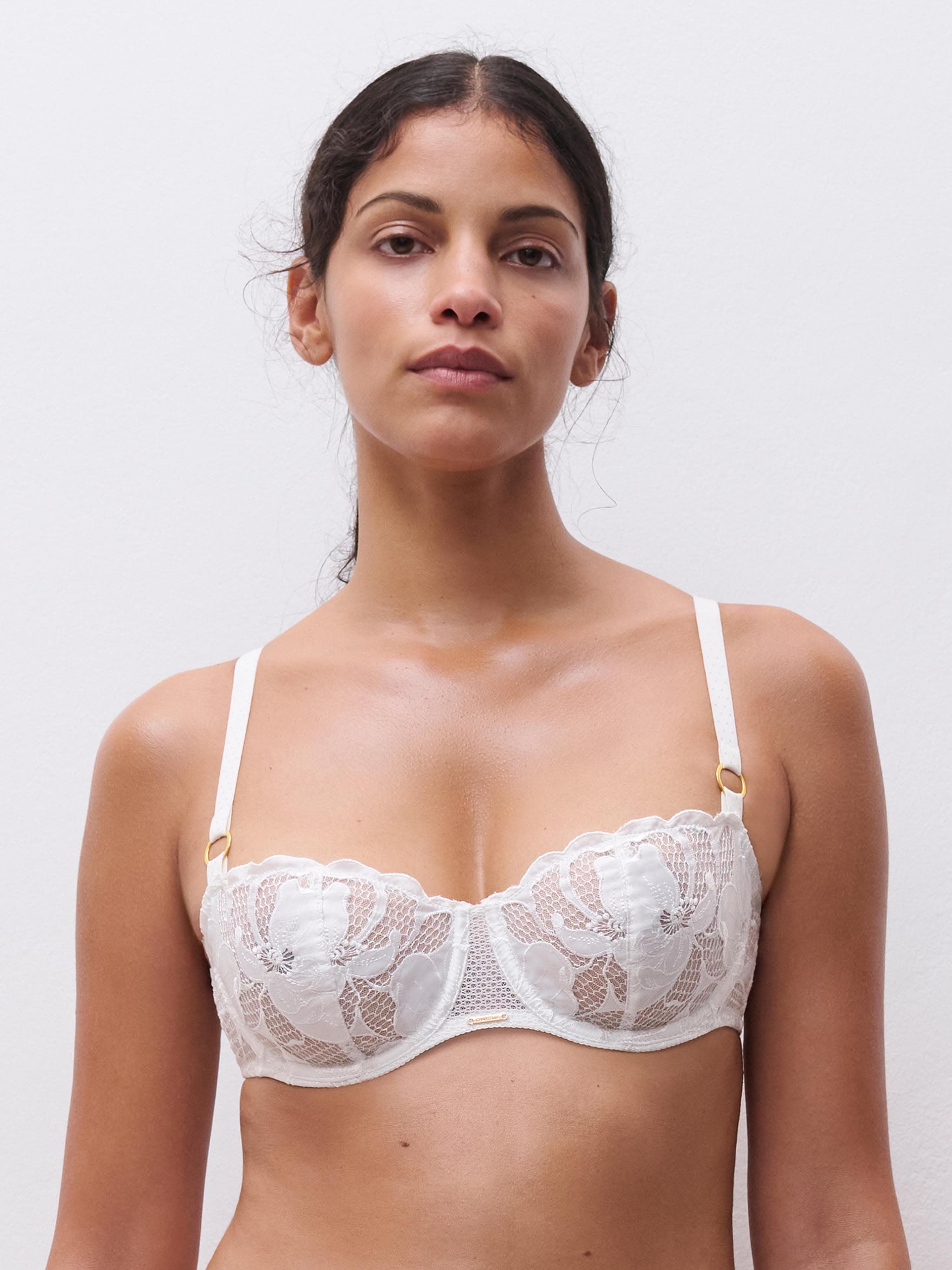 Soutien-gorge corbeille - Milk satin