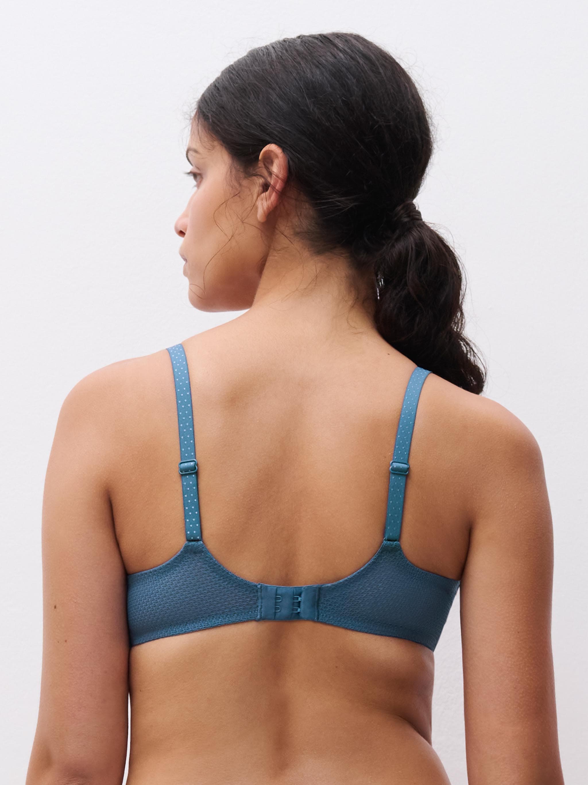 Soutien-gorge corbeille - Bleu jeans denim
