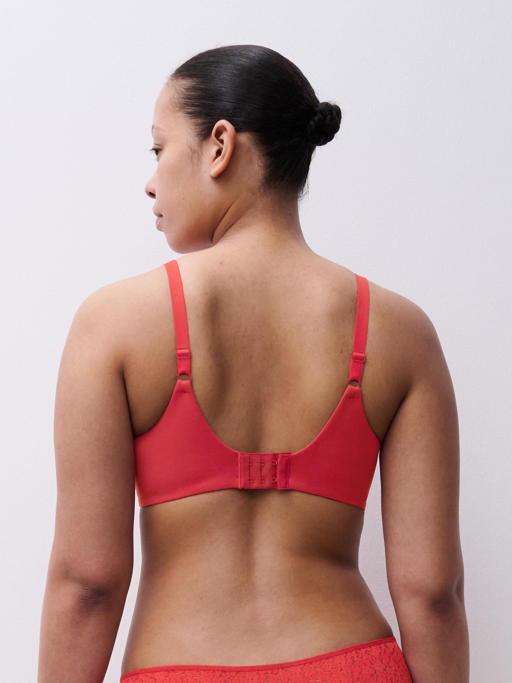 Soutien-gorge moulé emboîtant - Coquelicot