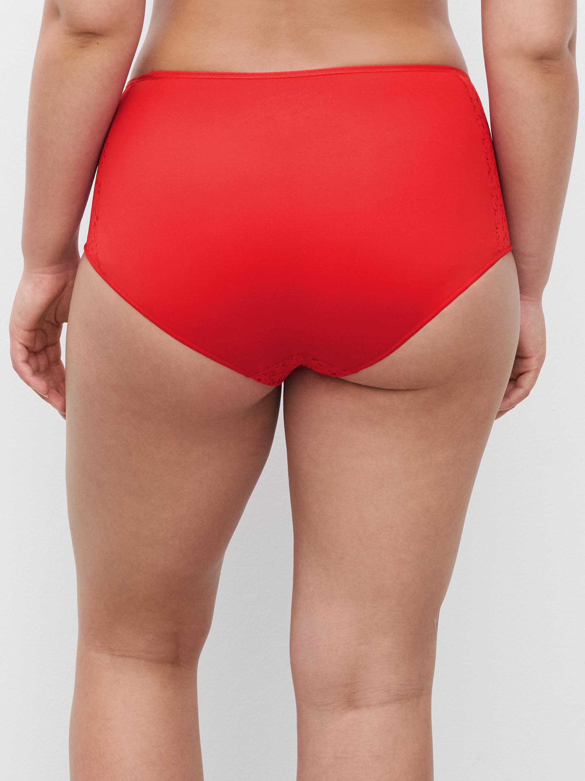 Culotte taille haute - Coquelicot
