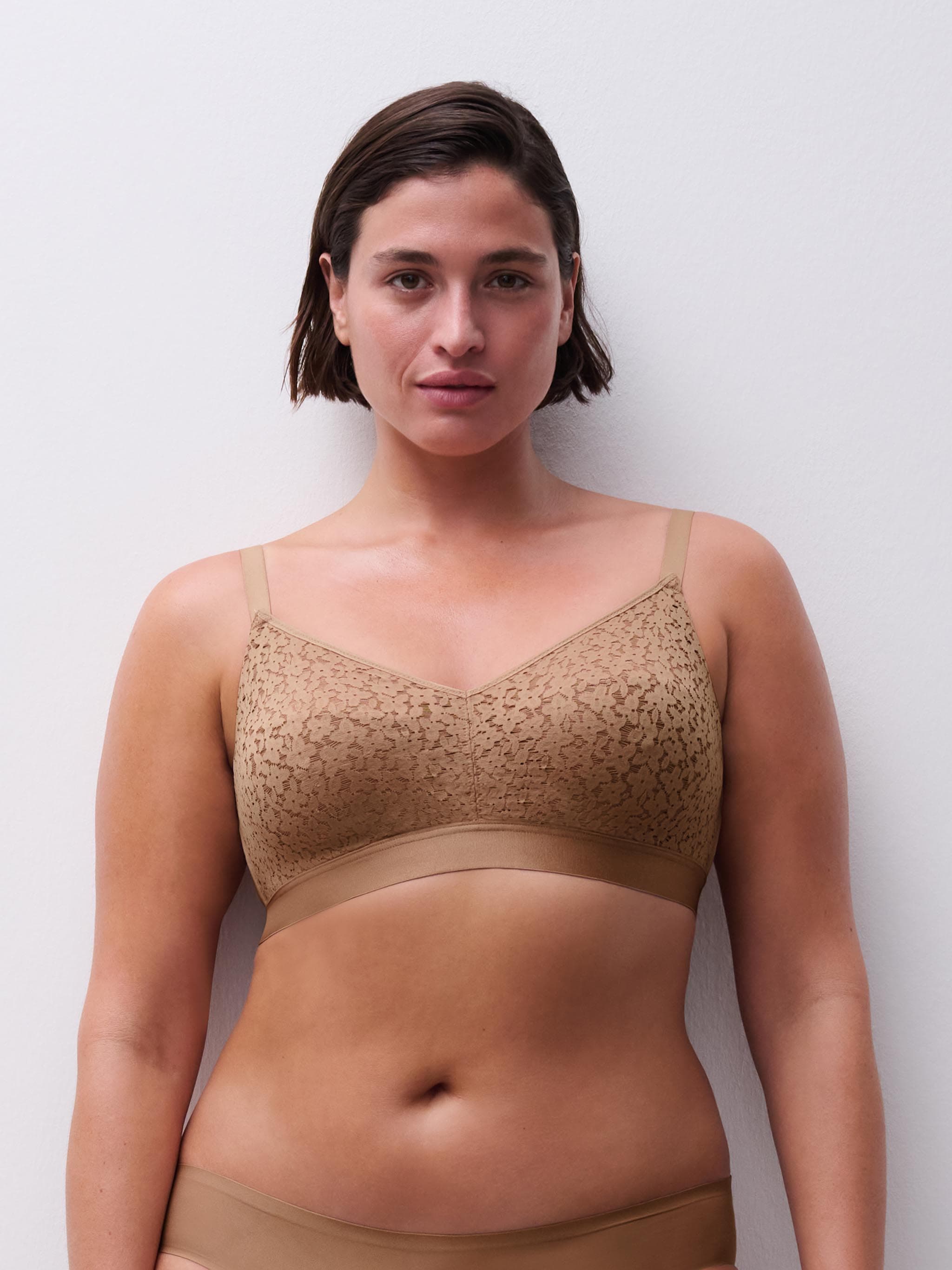 Soutien-gorge sans armature maintien - Café latte