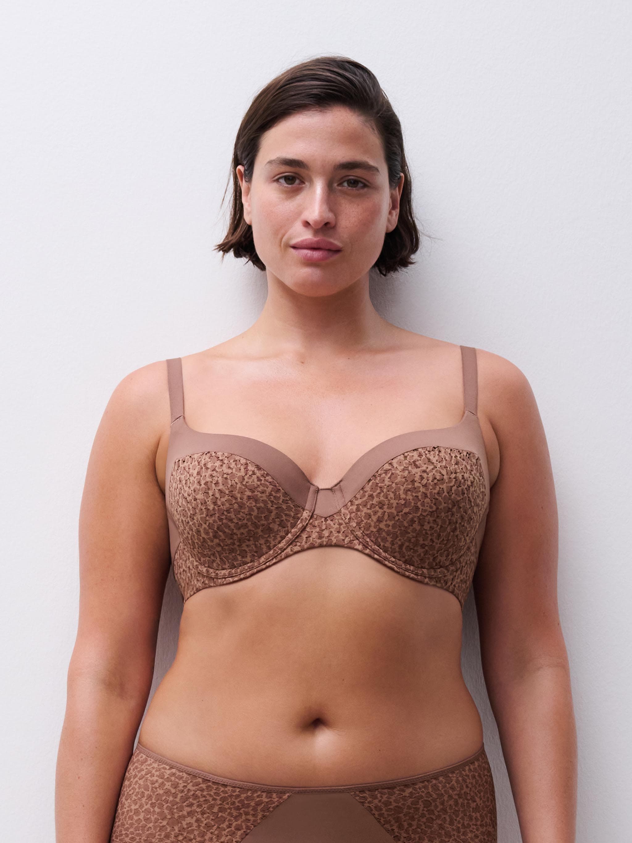 Soutien-gorge coques emboîtant - Brun sauvage