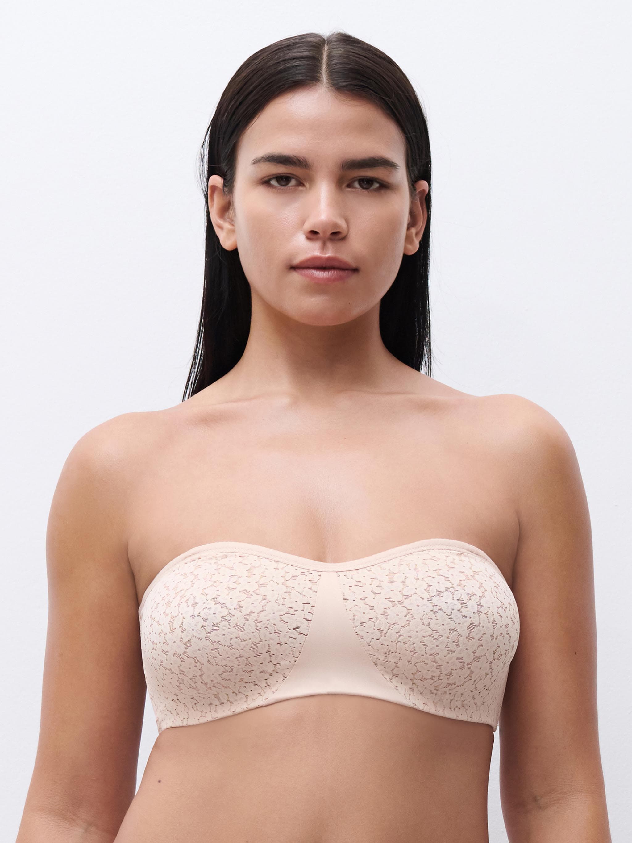 Soutien-gorge bandeau - Beige doré