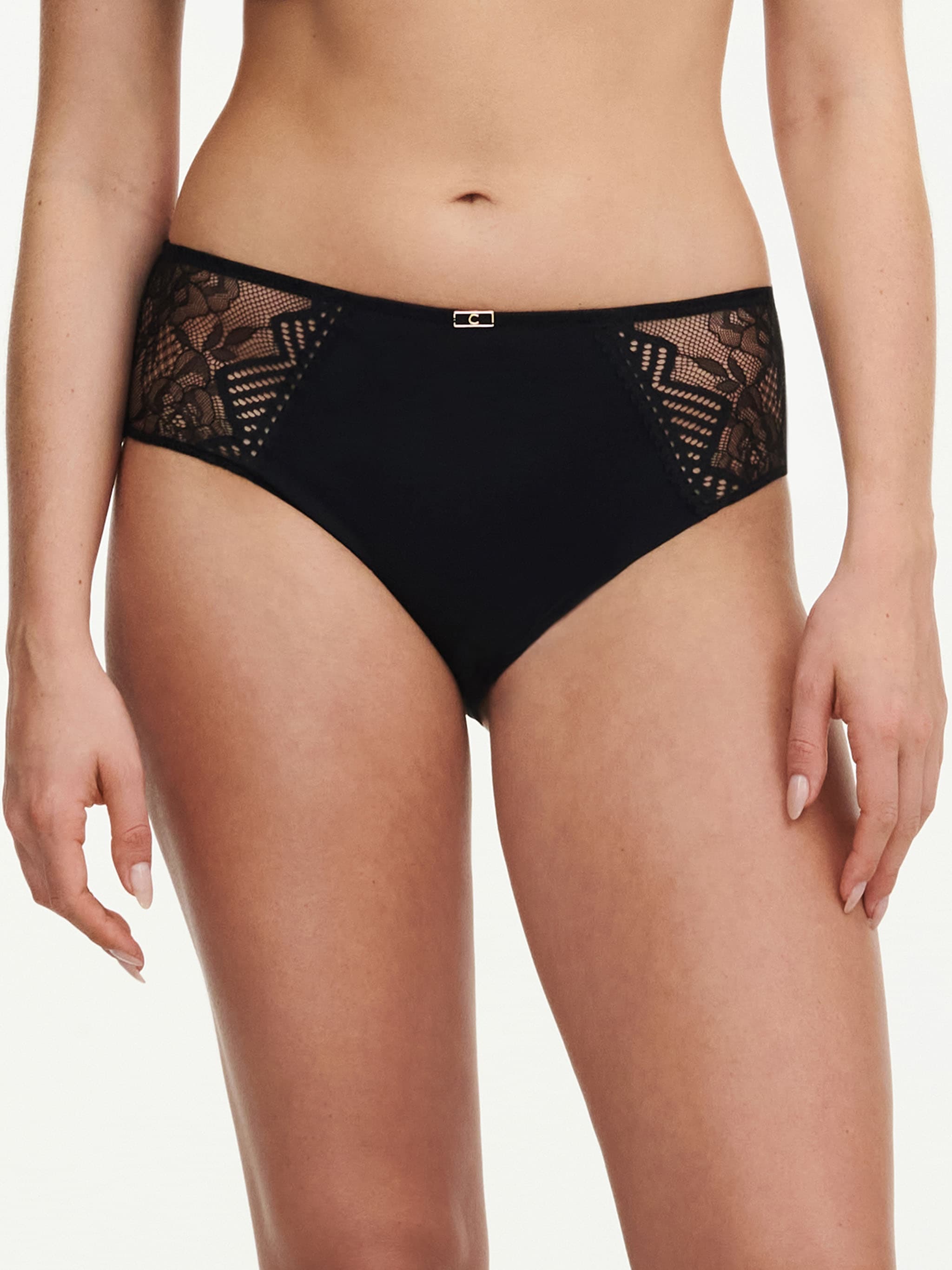 Culotte taille haute - Noir