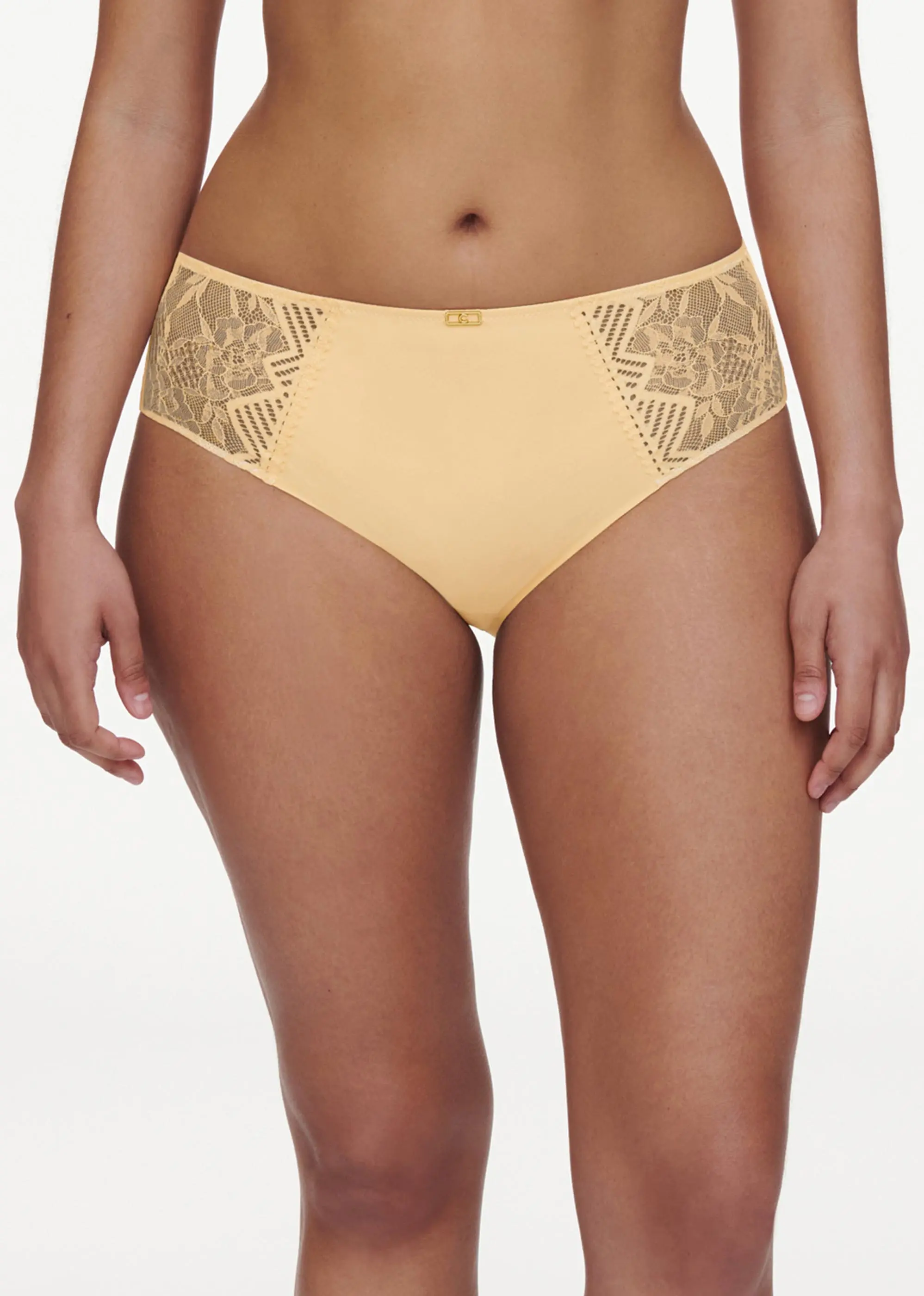 Culotte taille haute - Jaune tournesol