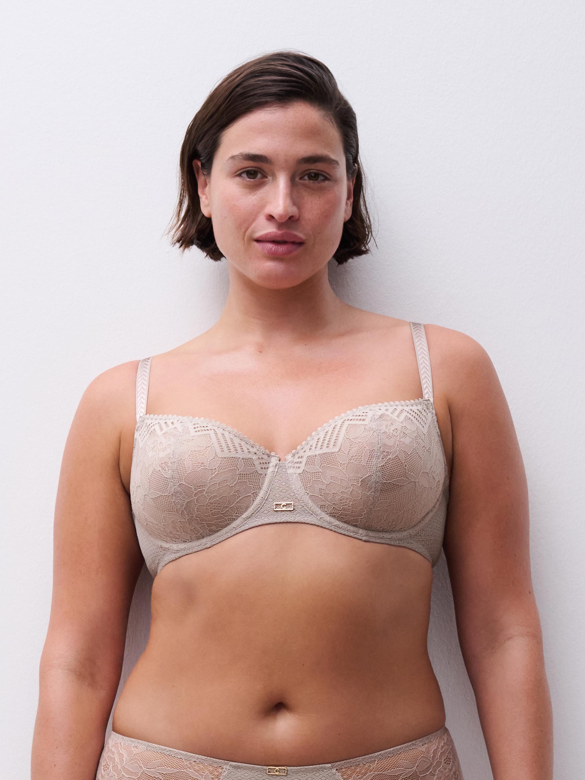 Soutien-gorge corbeille - Gris minéral