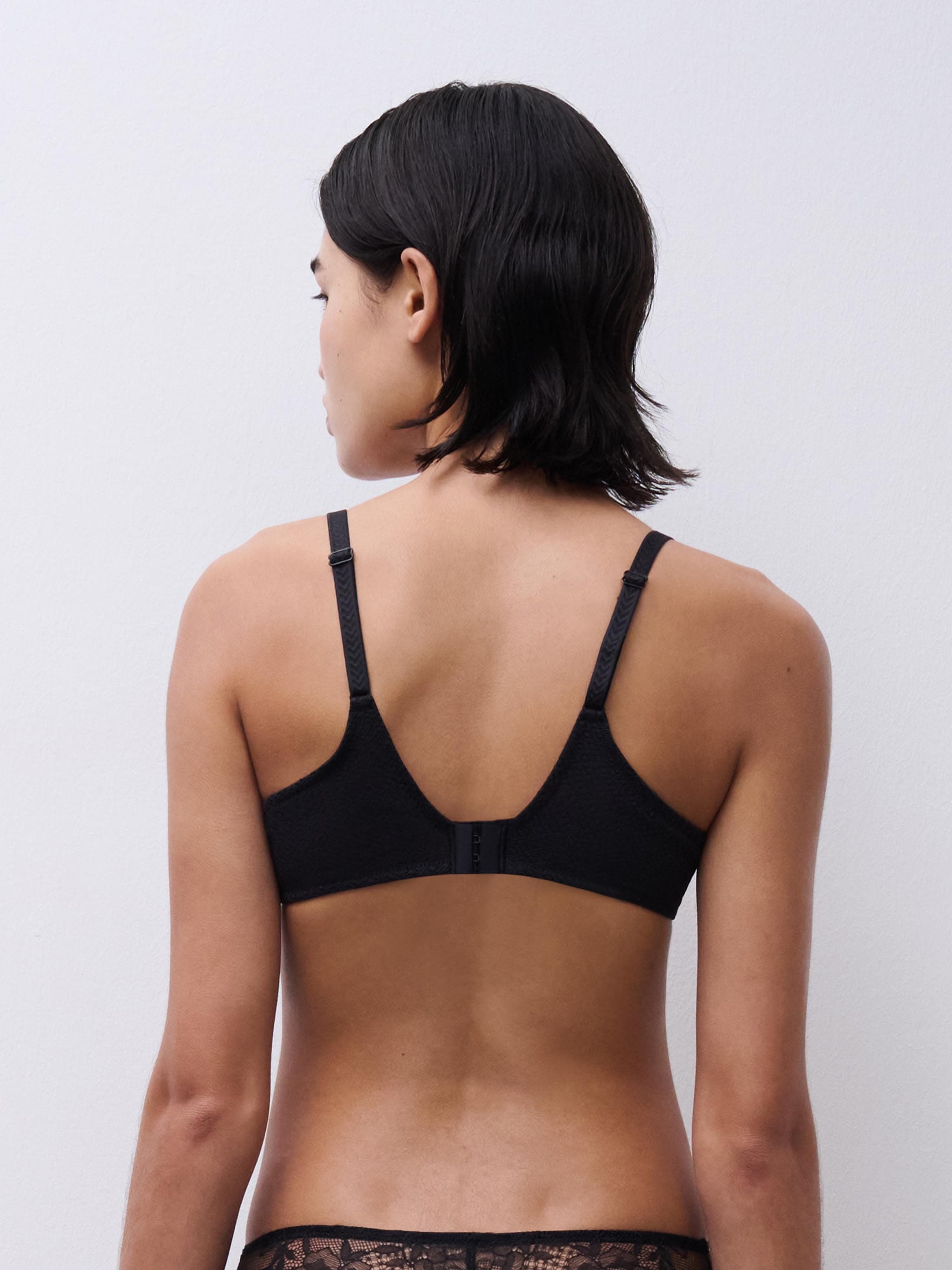 Soutien-gorge spacer plongeant - Noir