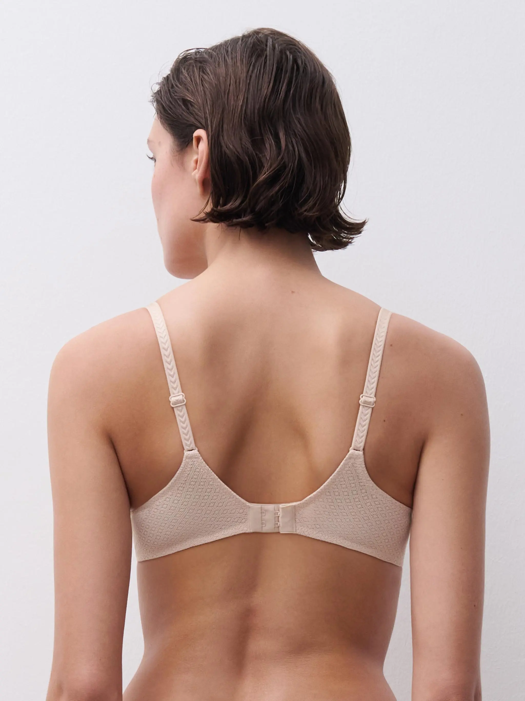 Soutien-gorge spacer plongeant - Beige doré