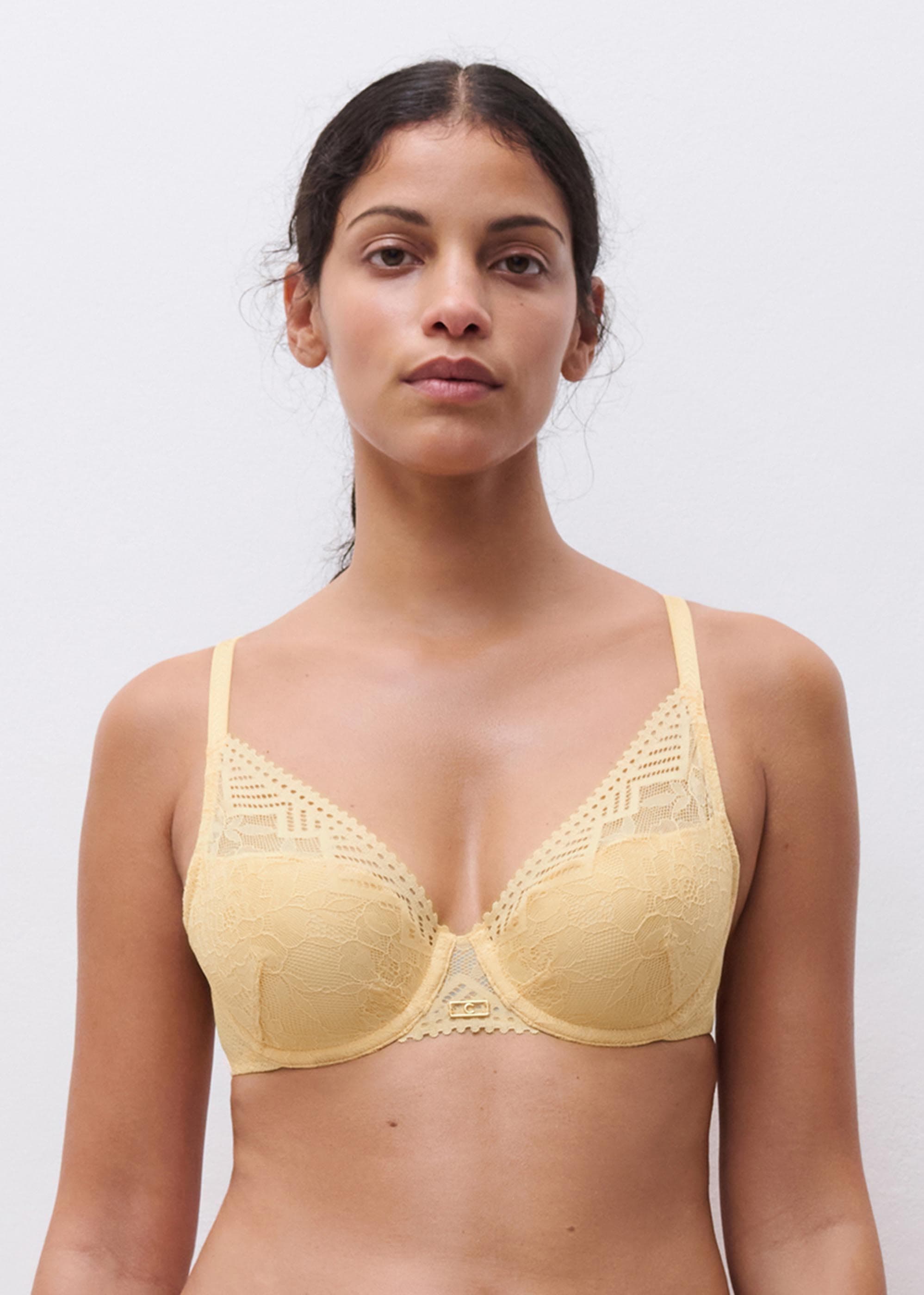 Soutien-gorge spacer plongeant - Jaune tournesol