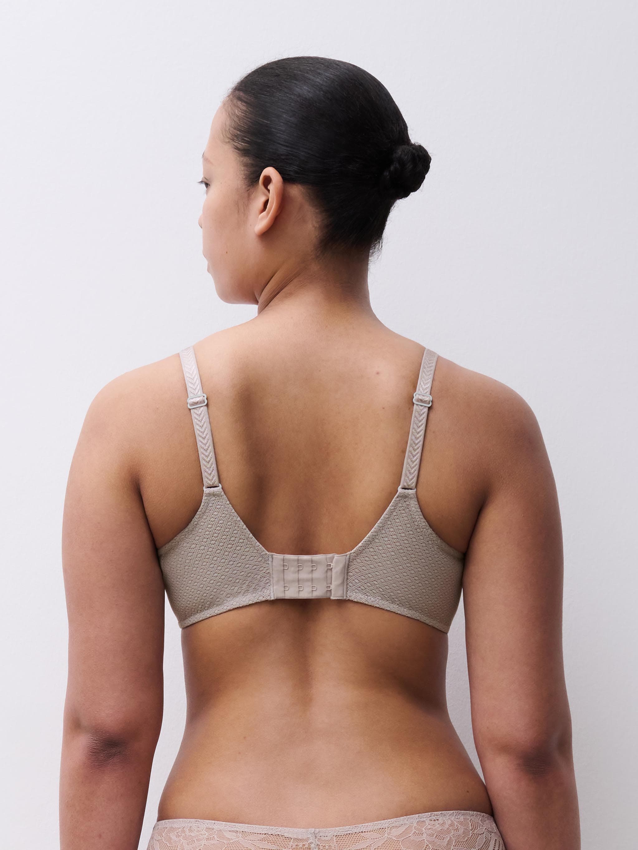 Soutien-gorge spacer plongeant - Gris minéral