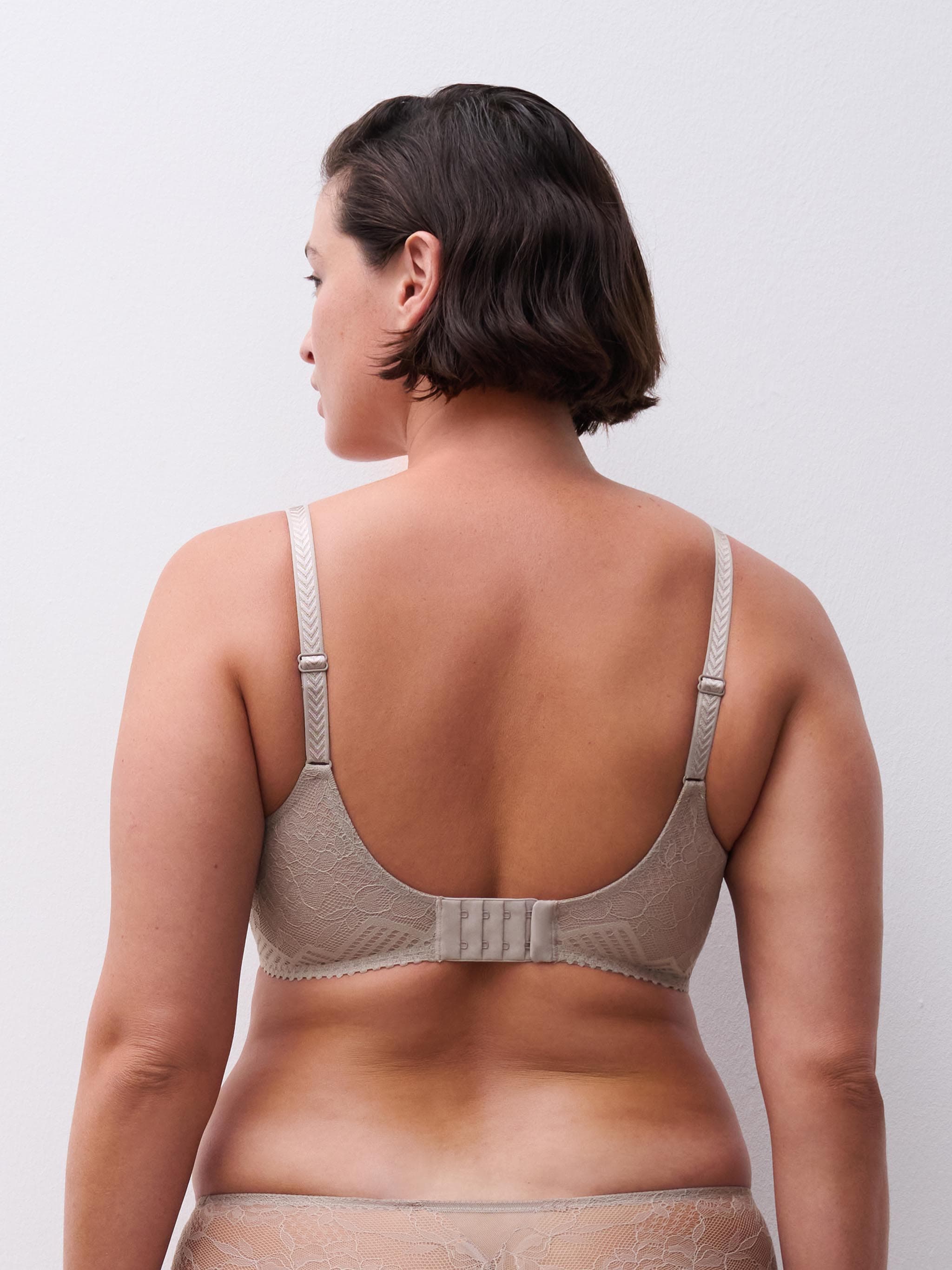 Soutien-gorge sans armature maintien - Gris minéral