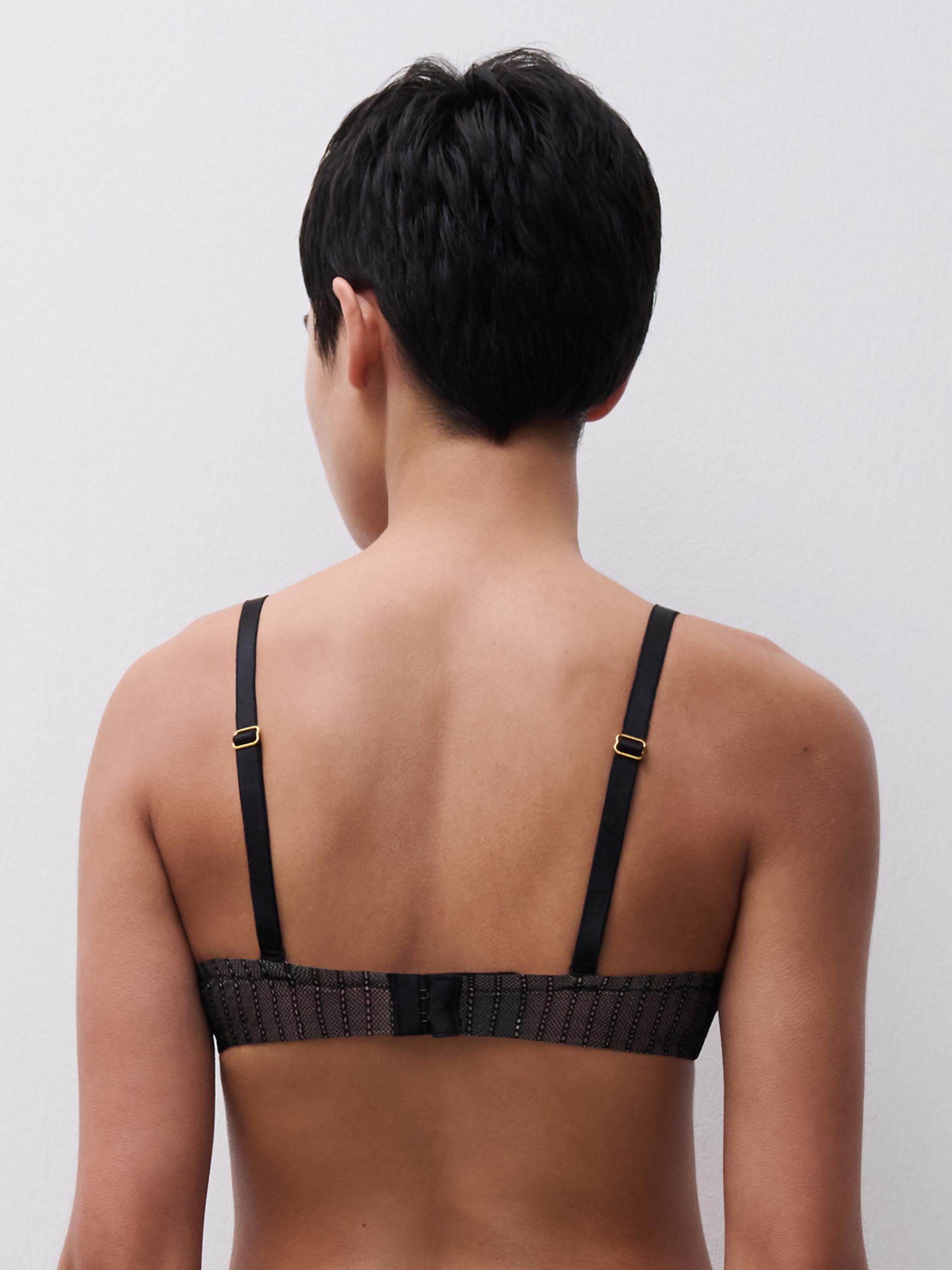 Soutien-gorge corbeille - Noir