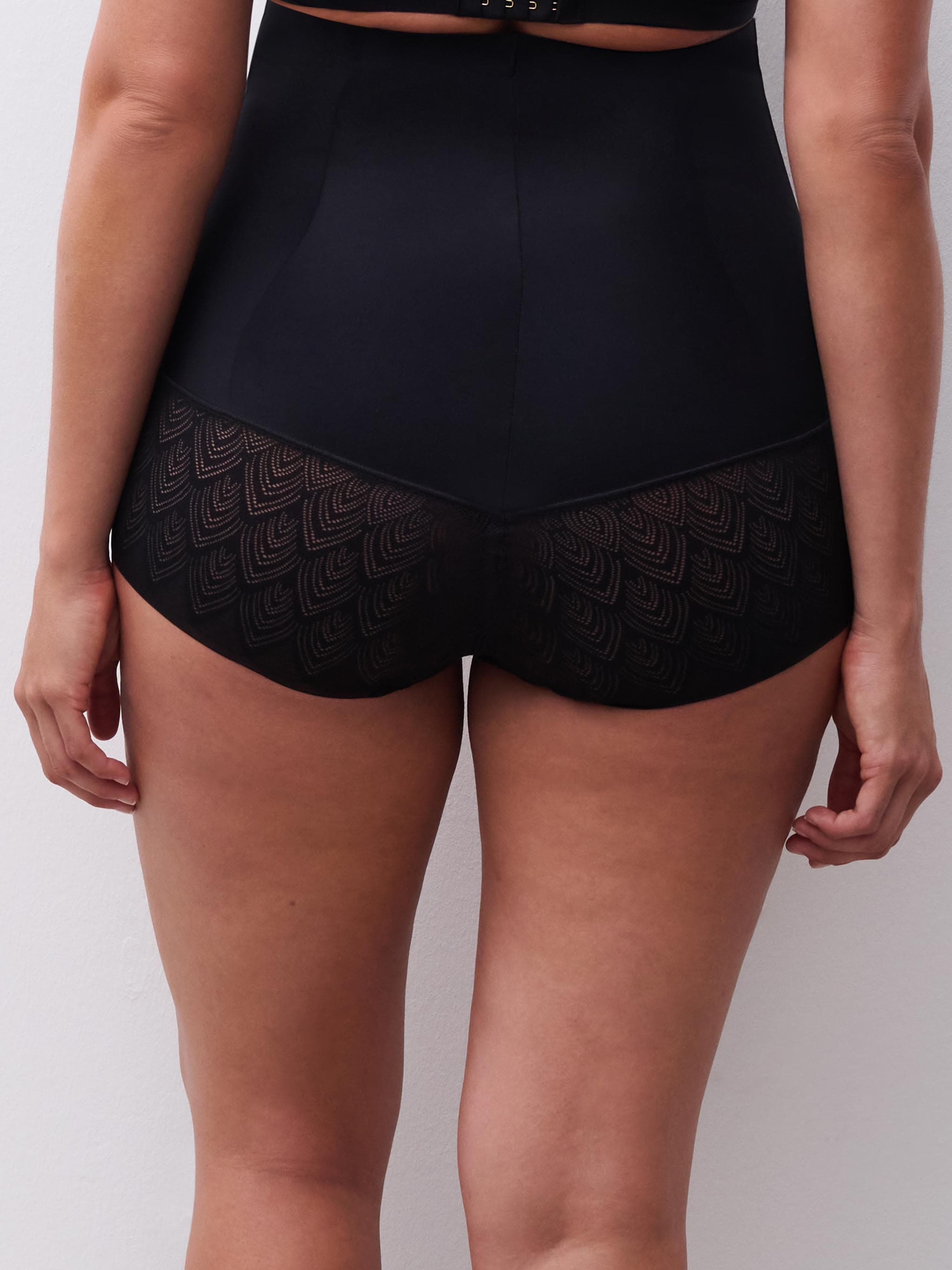 Culotte gainante taille très haute - Noir