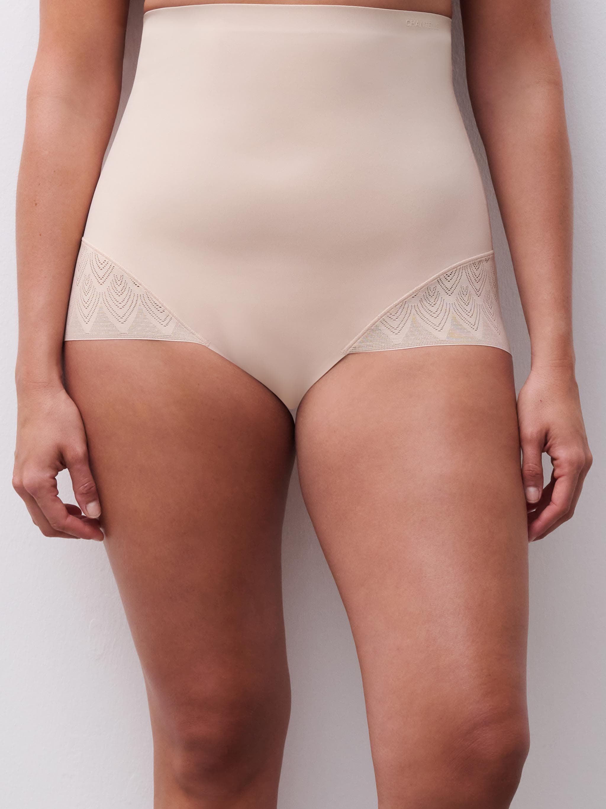 Culotte gainante taille très haute - Beige doré