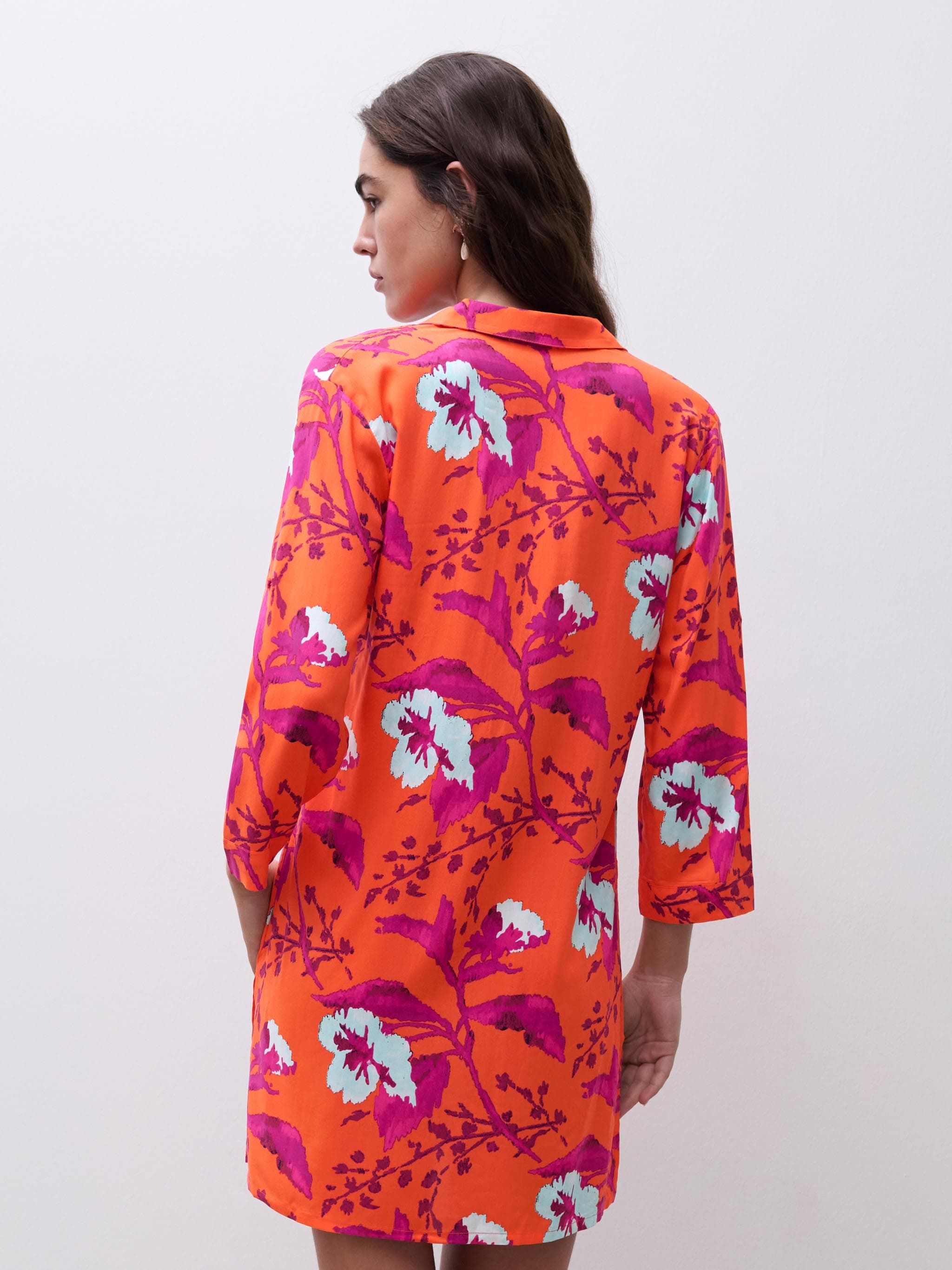 Chemise manches longues - Painted flowers