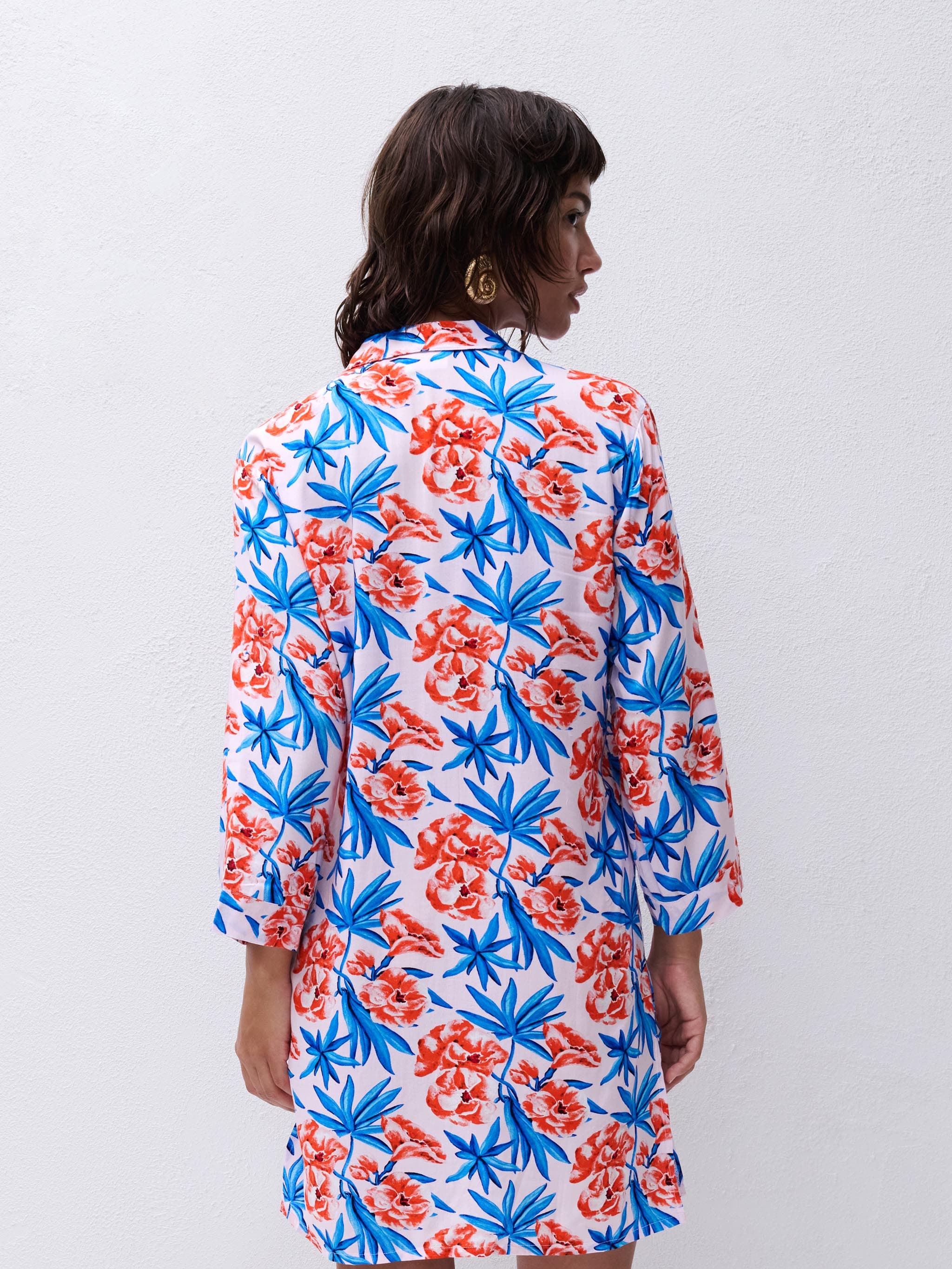 Chemise manches longues - Fleur de laurier