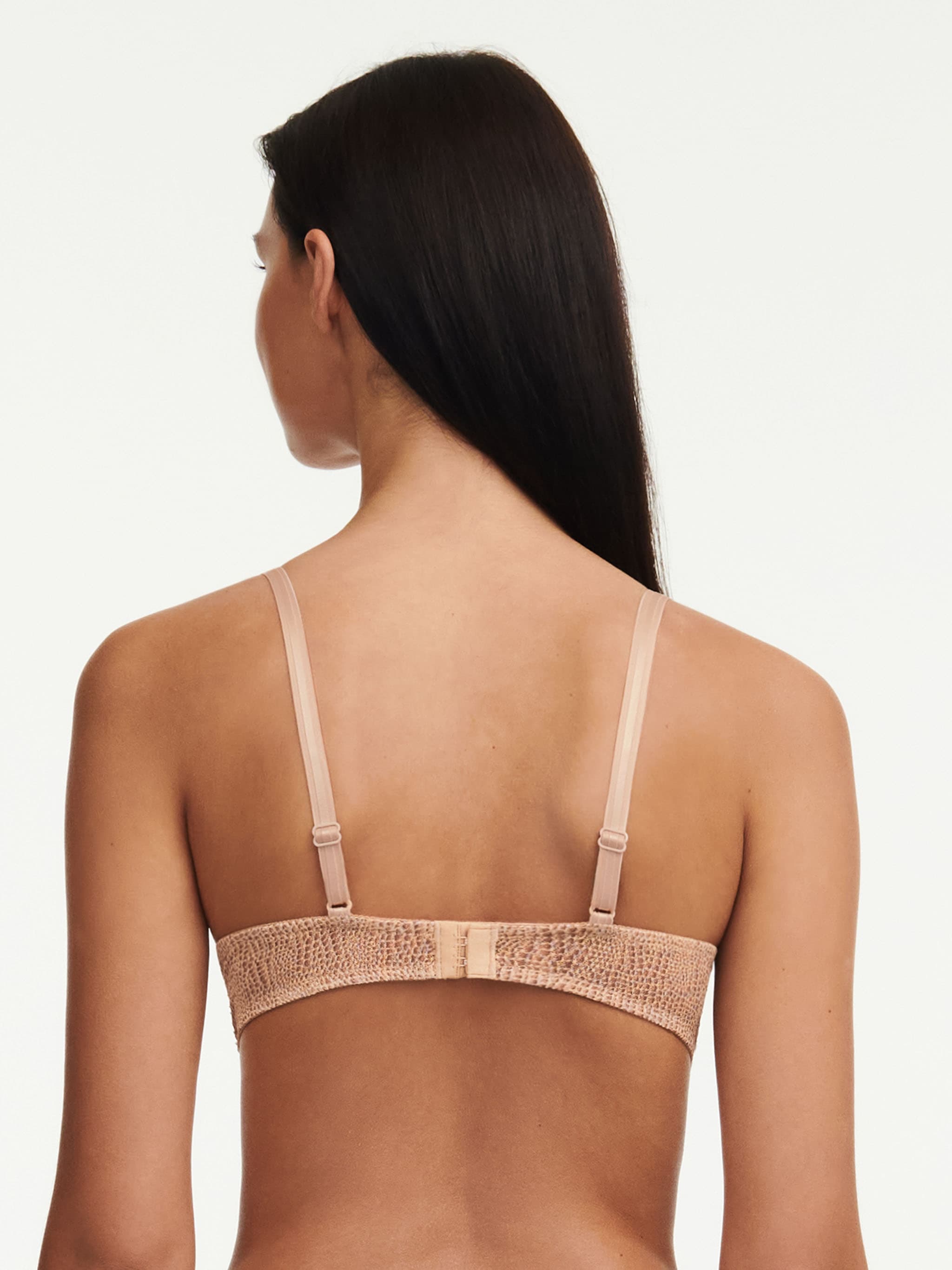 Soutien-gorge corbeille - Dentelle python