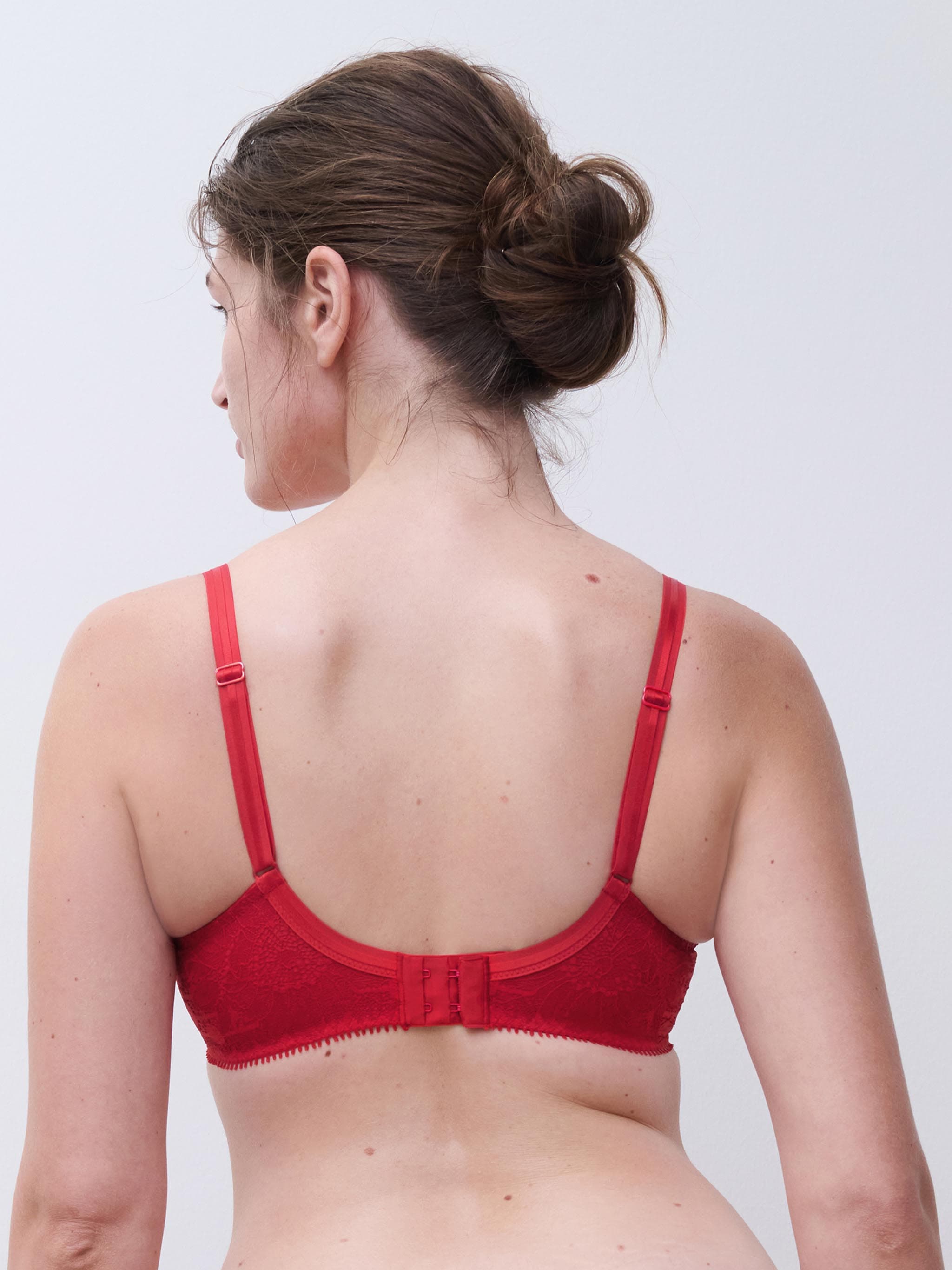 Soutien-gorge mémoire de forme emboîtant - Coquelicot